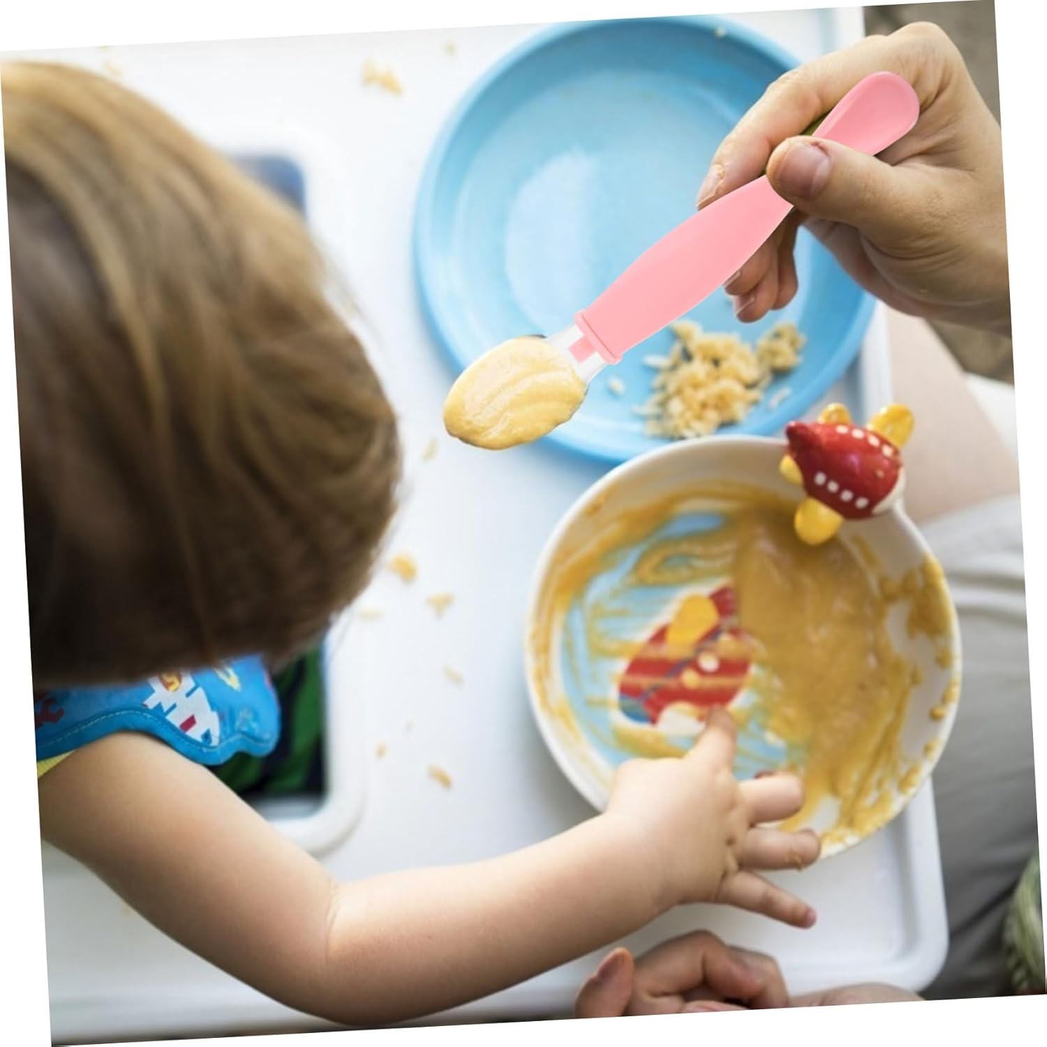 VICASKY 2PCS Cute Spoon Set for Gentle Feeding