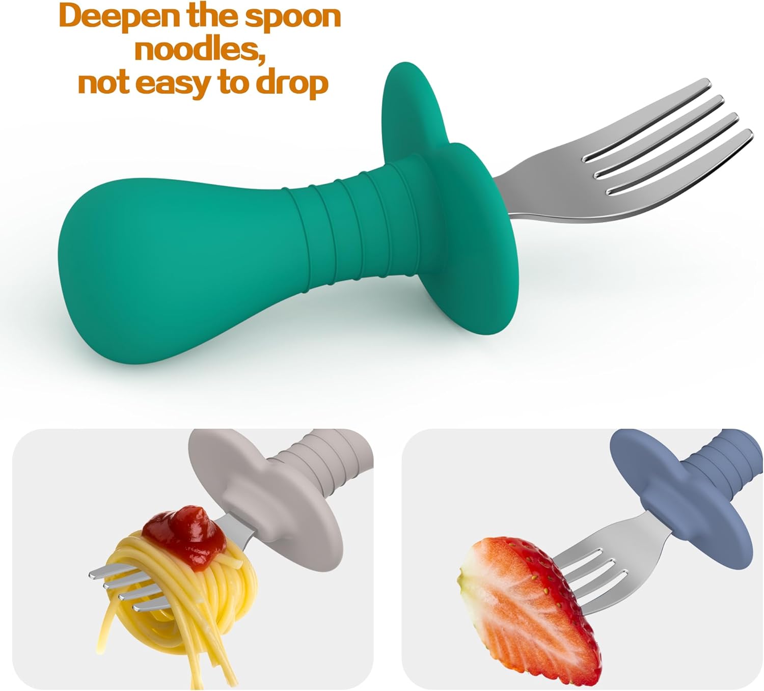 SFCCMM Toddler Baby Forks - Pink