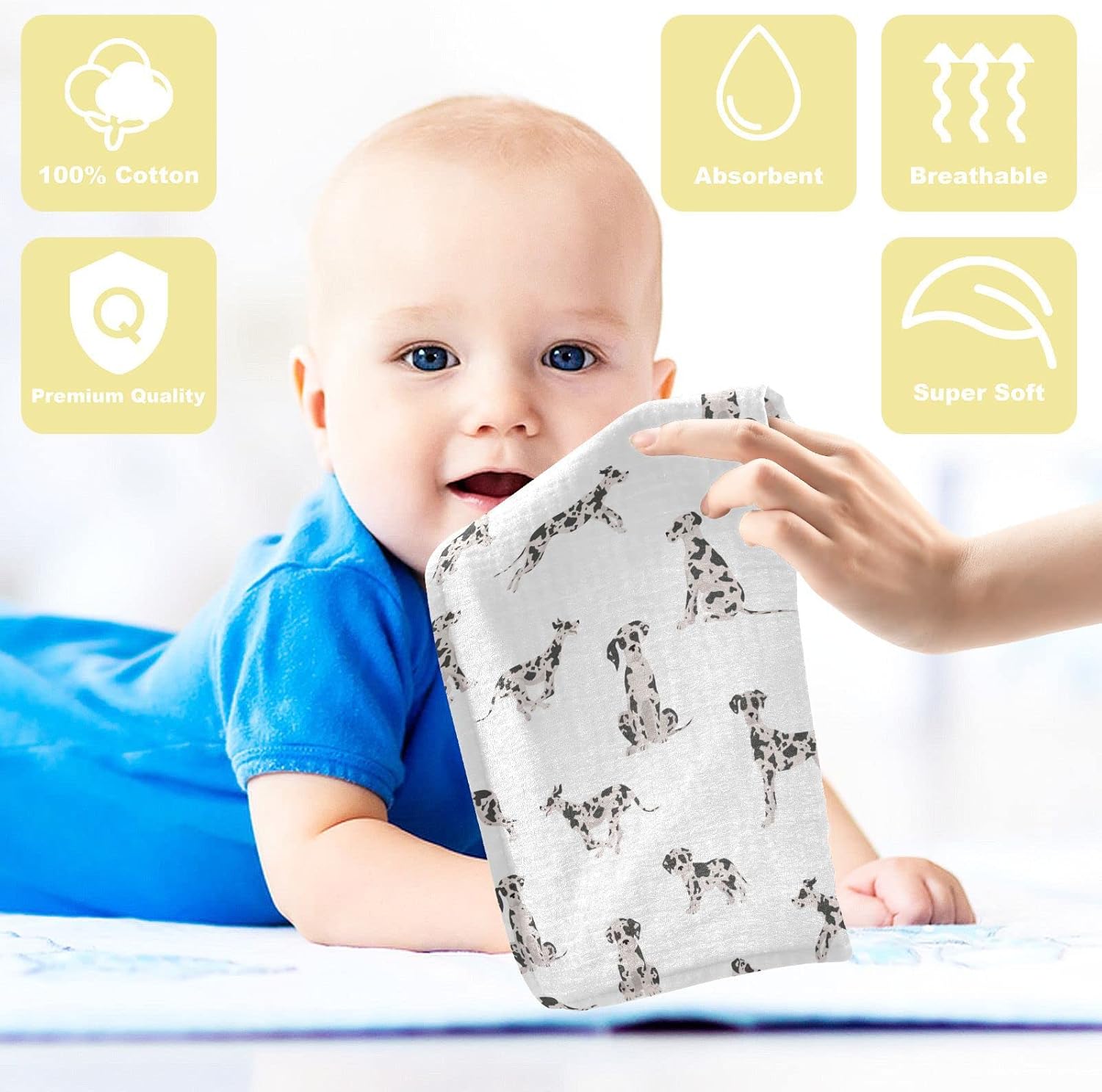 vvfelixl Baby Cotton Washcloths 118x118 inch