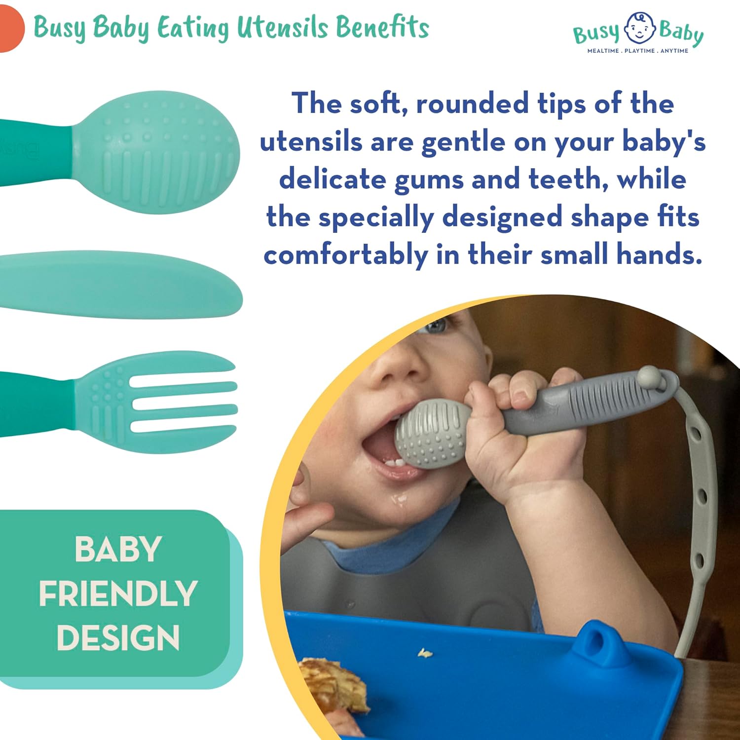 Busy Baby Flatware Set for Babies Toddlers 1