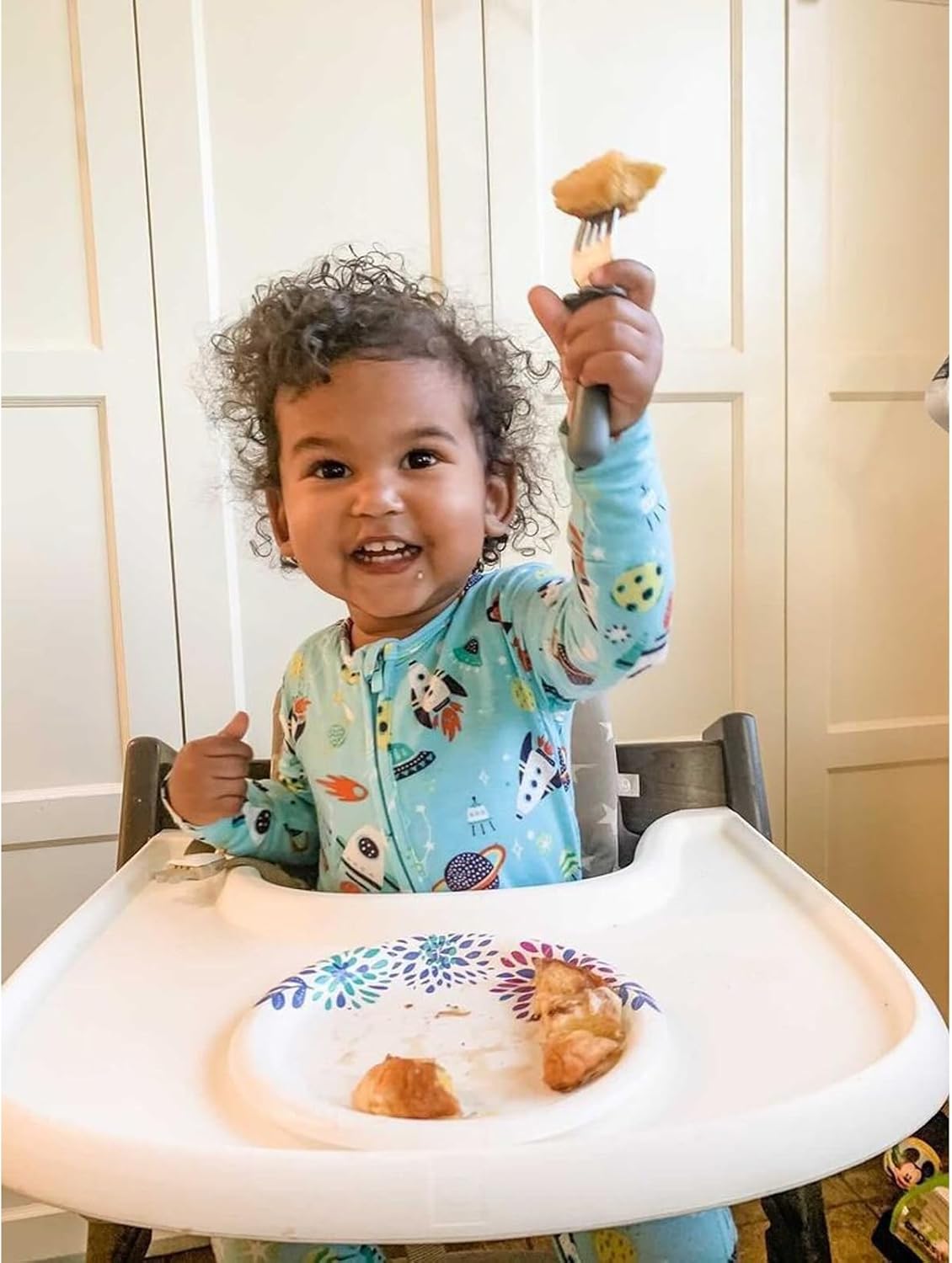 Grabease Toddler Silverware Set for Independent Eating