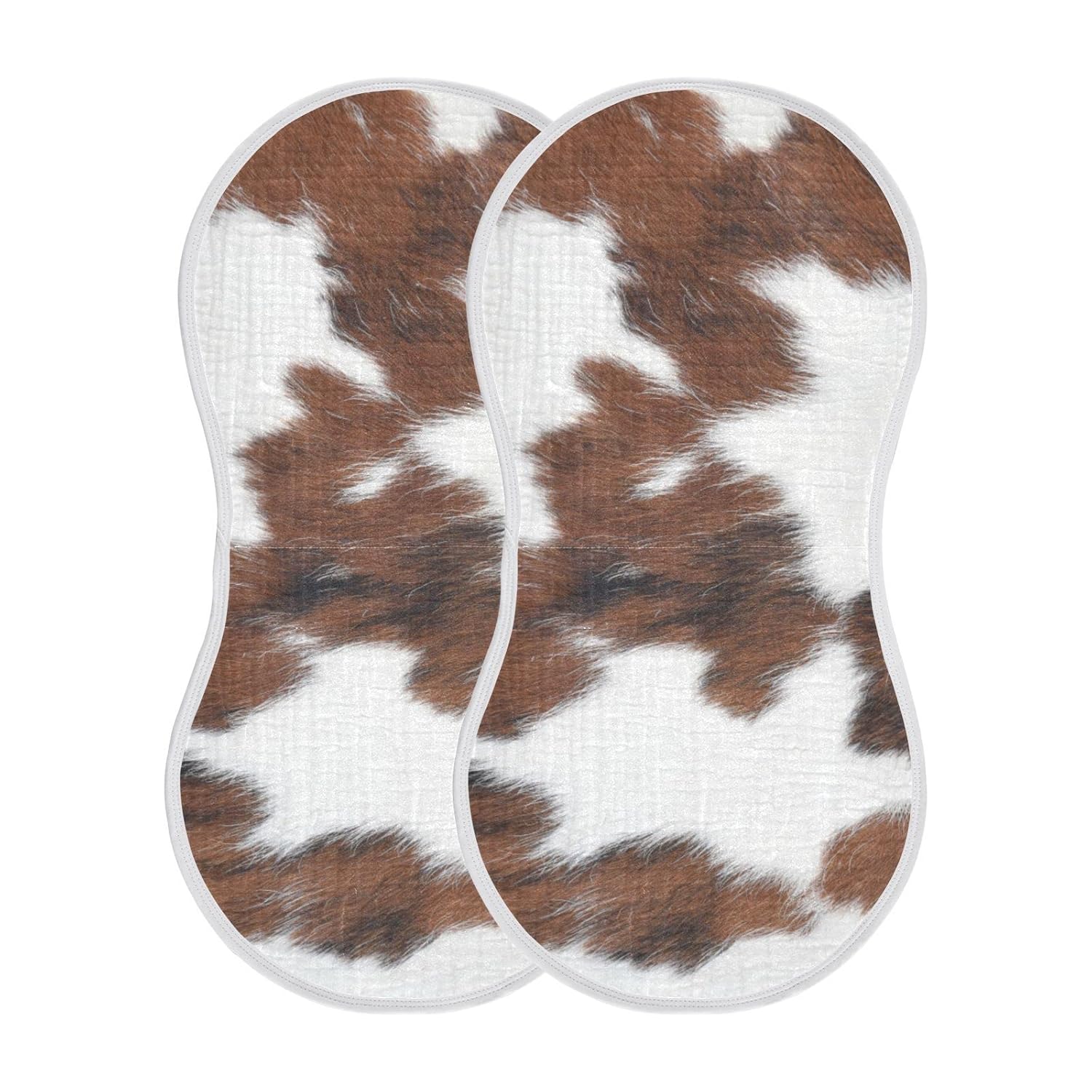 WELLDAY Muslin Burp Cloths Set of 4 22 x 11 Inch