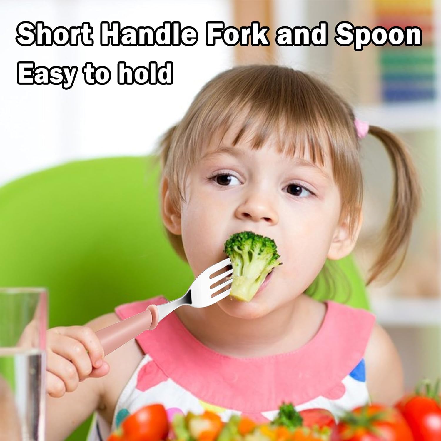 12 Piece Toddler Stainless Steel Utensils Set