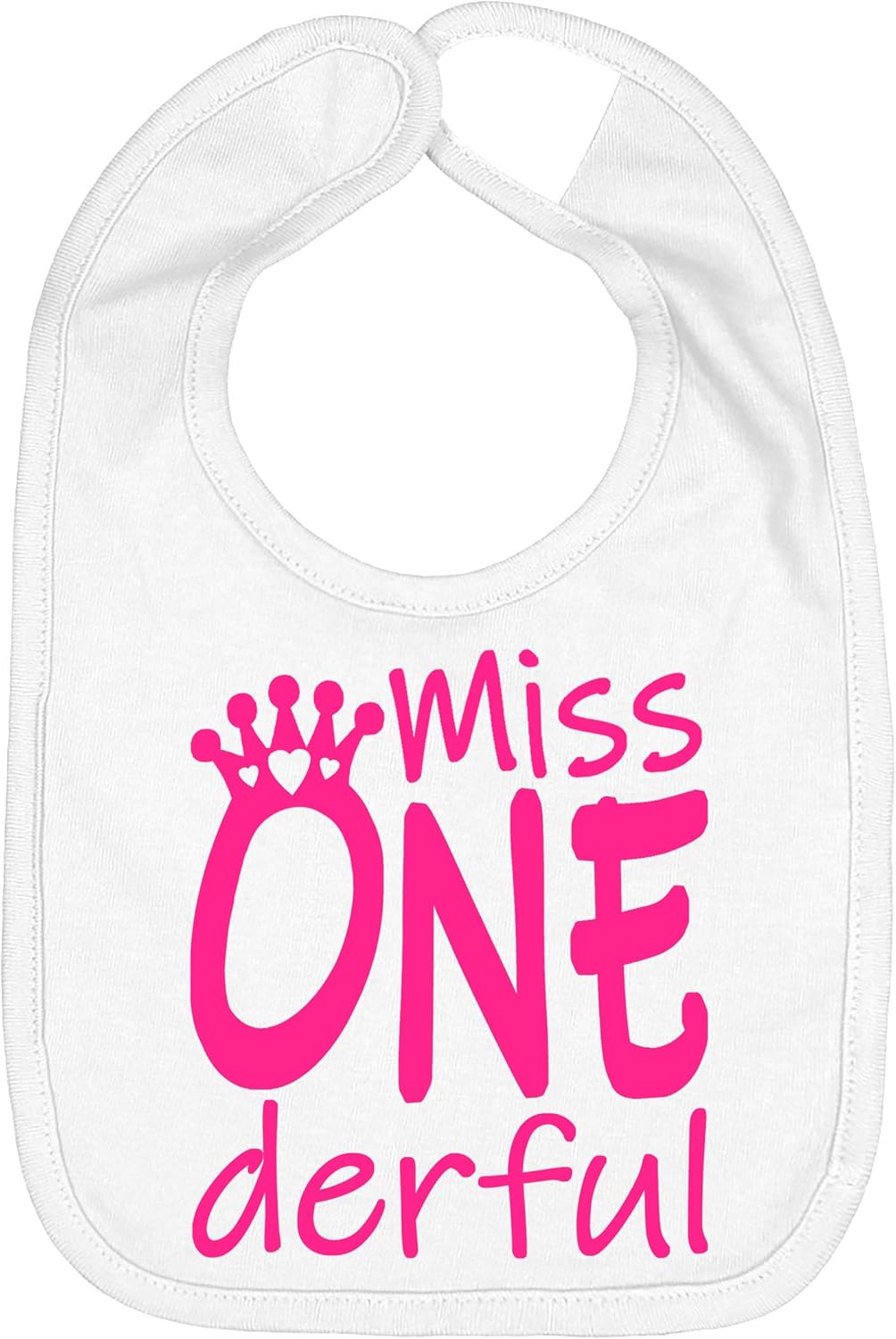 Aidens Corner 1st Birthday Princess Bib