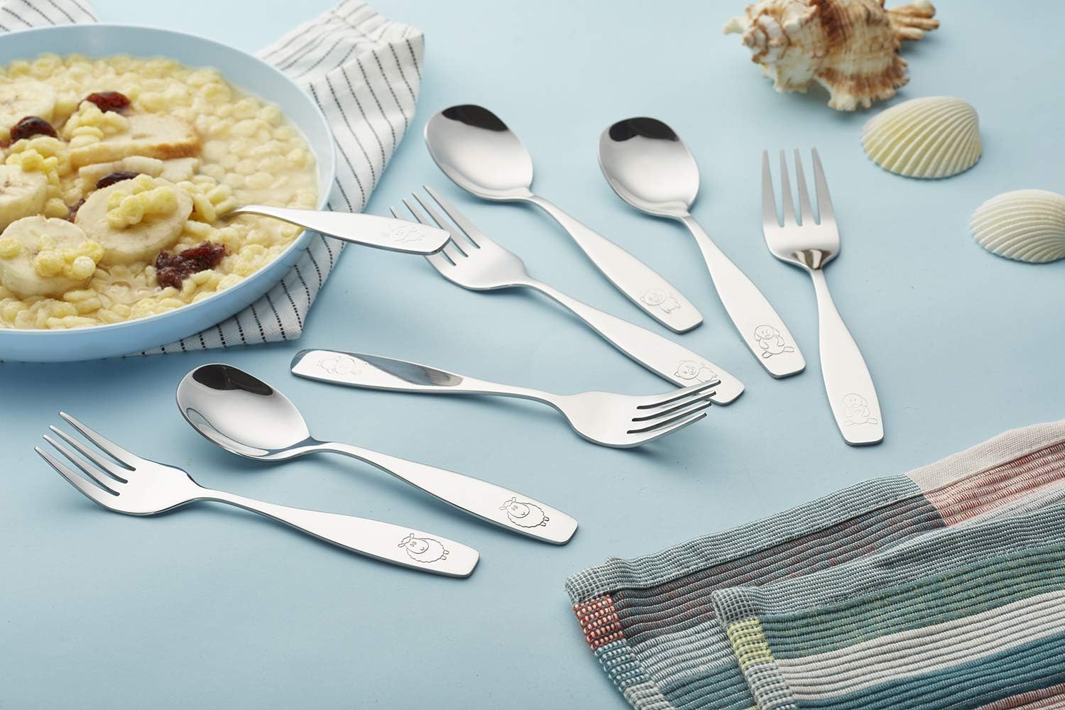 ANNOVA Kids Flatware Set Stainless Steel 6PCS