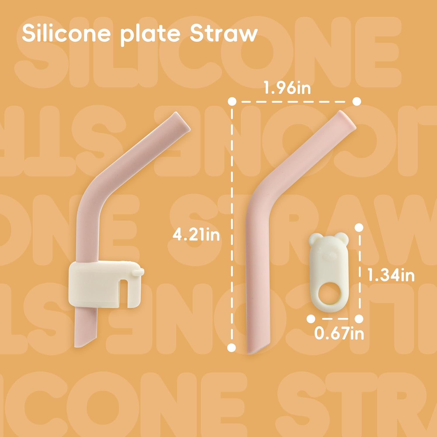 Blisskidsland 8-Piece Silicone Feeding Set for 6 Months Pink