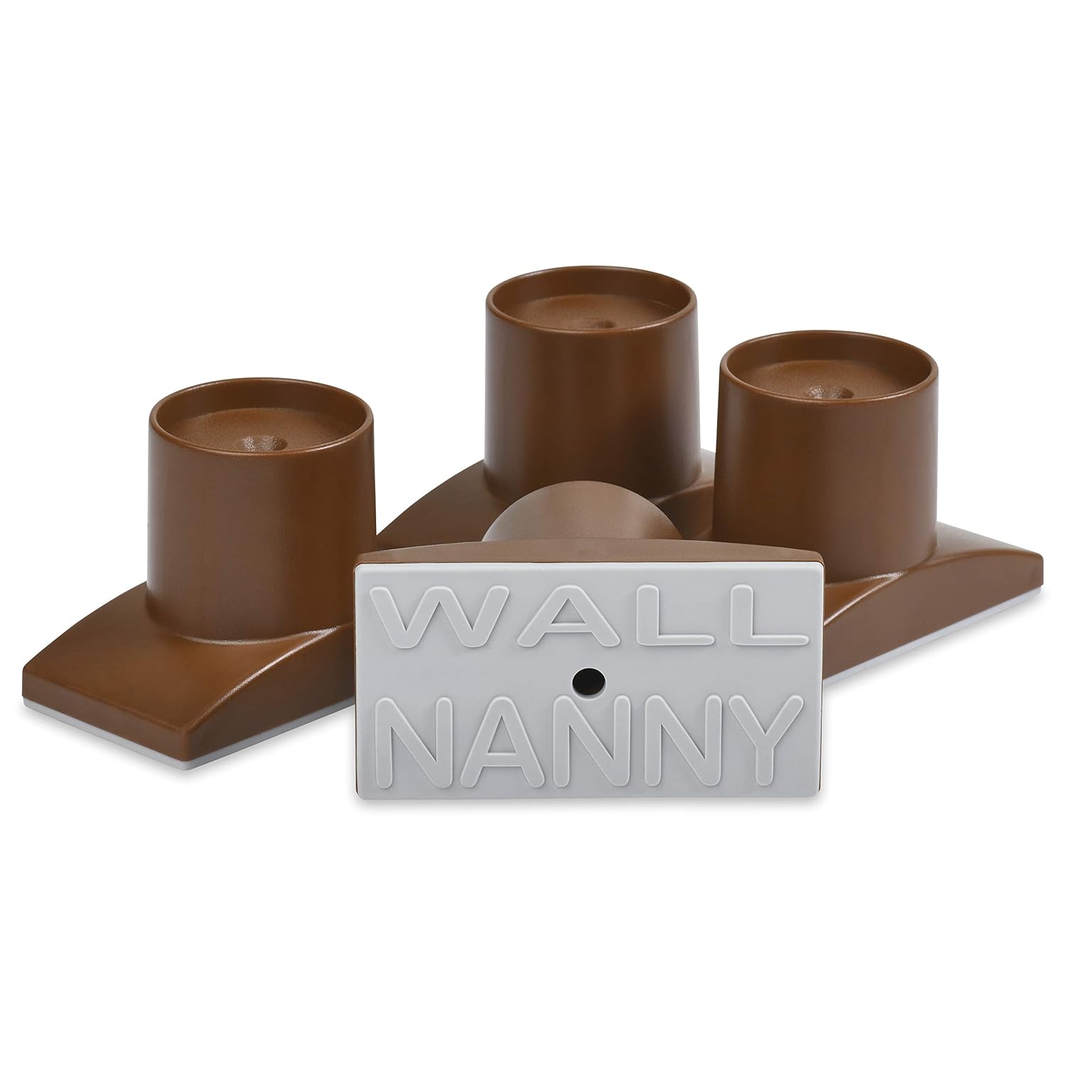 Wall Nanny Extender - 4 Inch Baby Gate Extension Made in USA Brown 1