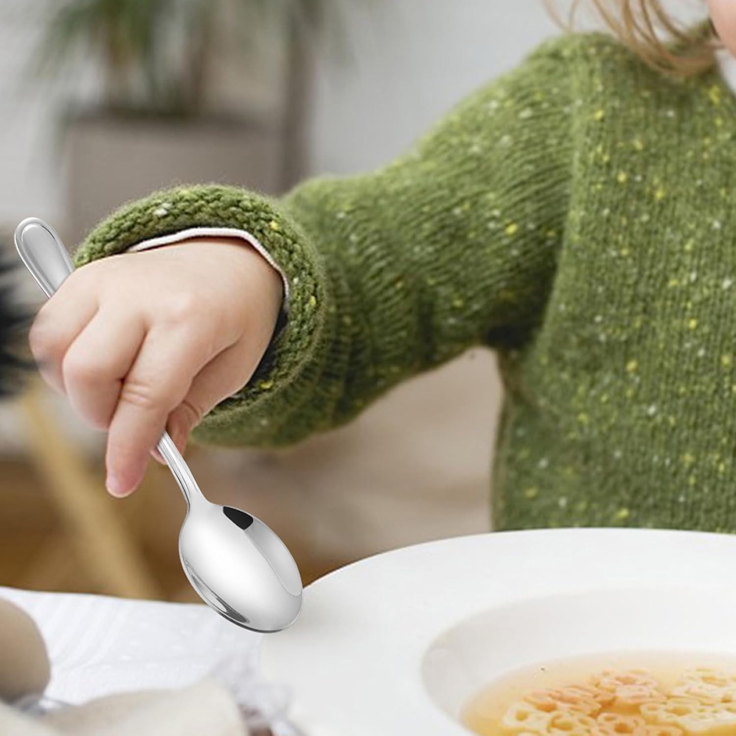 LIANYU 9-Piece Toddler Spoons Set