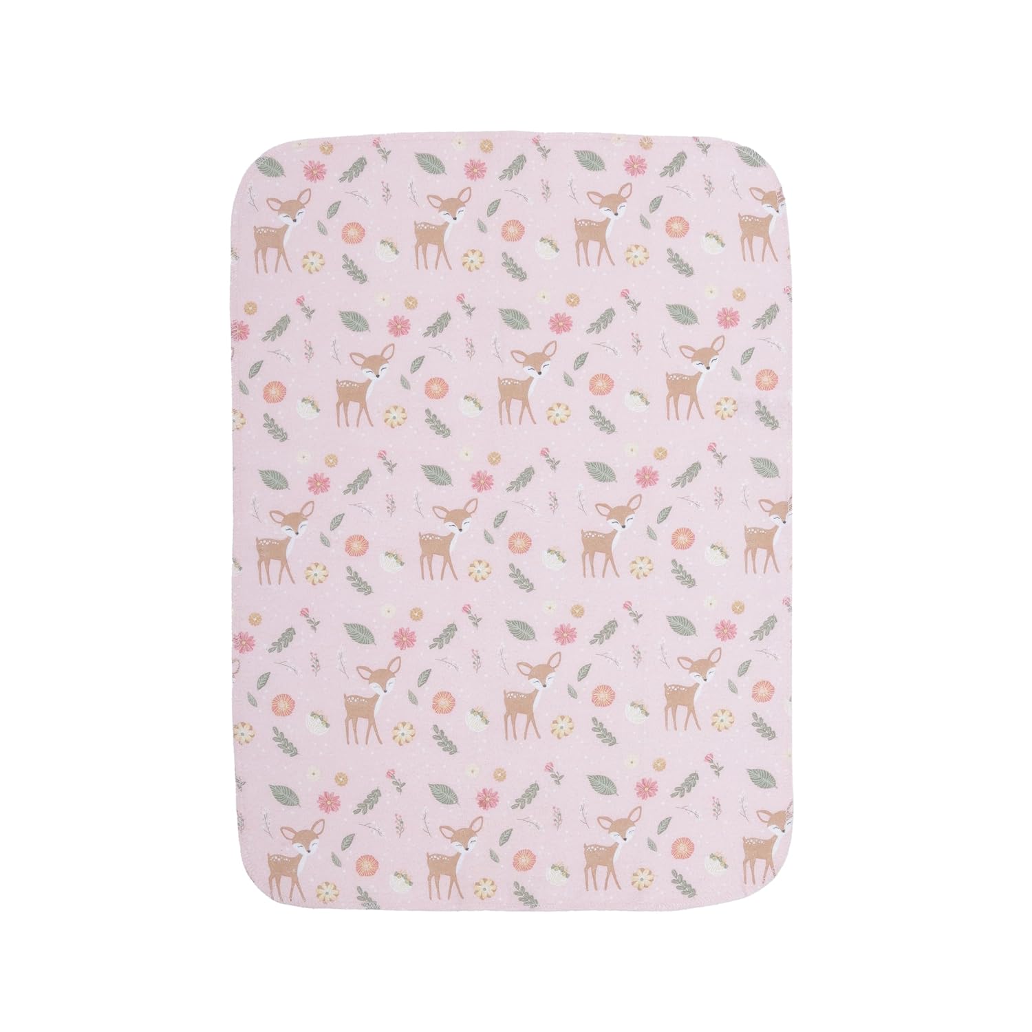 EVERYDAY KIDS 12-Pack Pink Burp Cloths for Baby Girl
