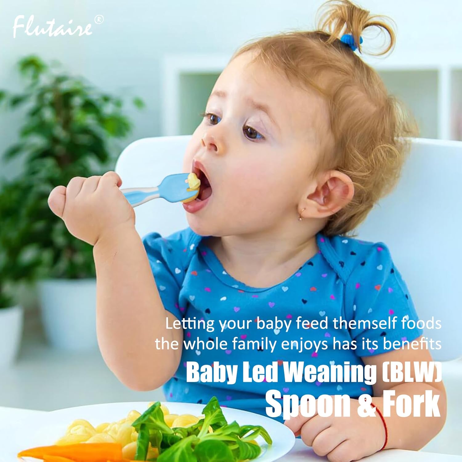 Baby Self Feeding Spoons Set 6 Months BPA-Free