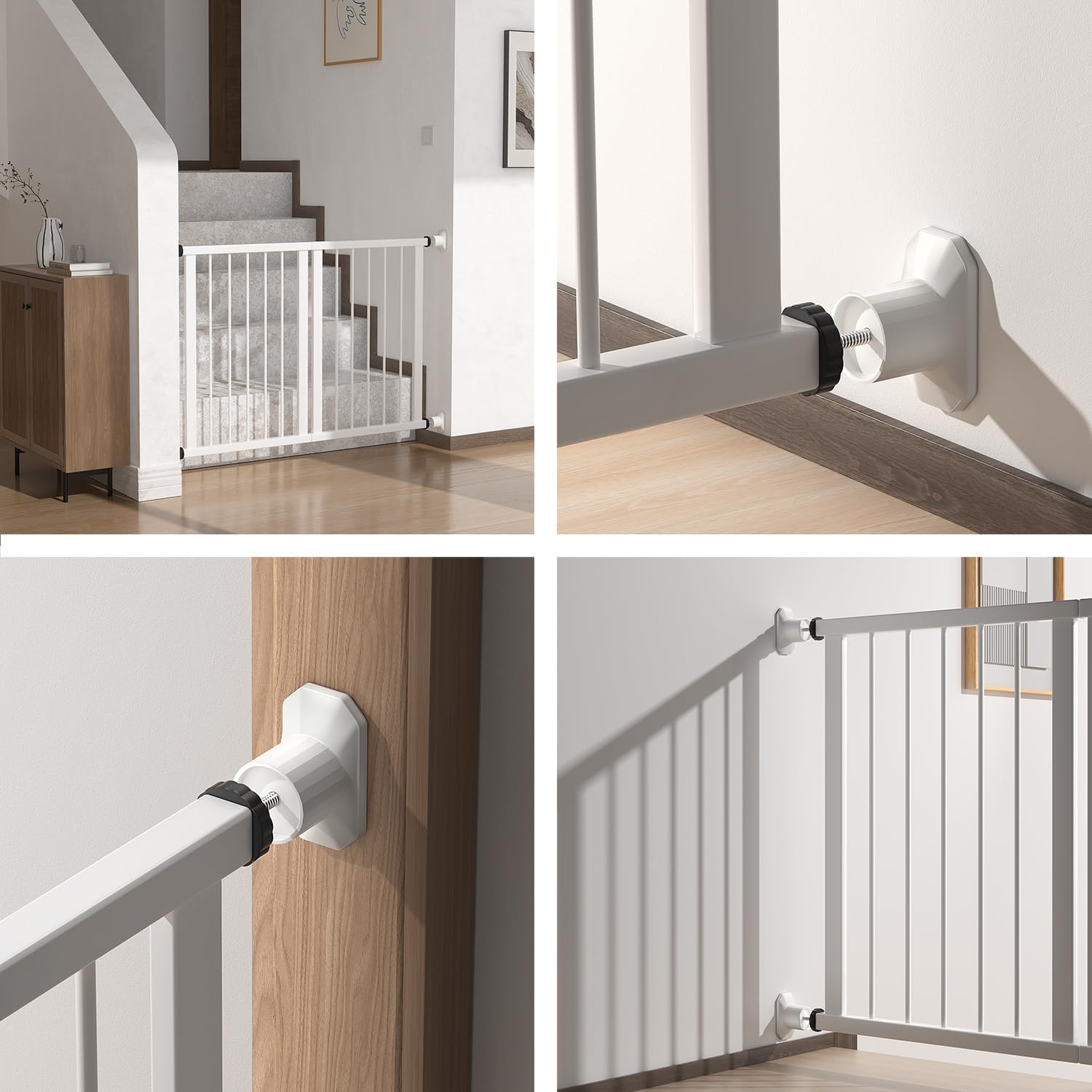 ICERO Baby Gate Extender Wall Protector 4 Pack