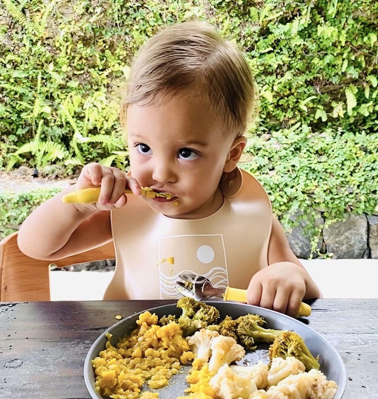 Kids Utensils with Car Design Fork and Spoon Set 1