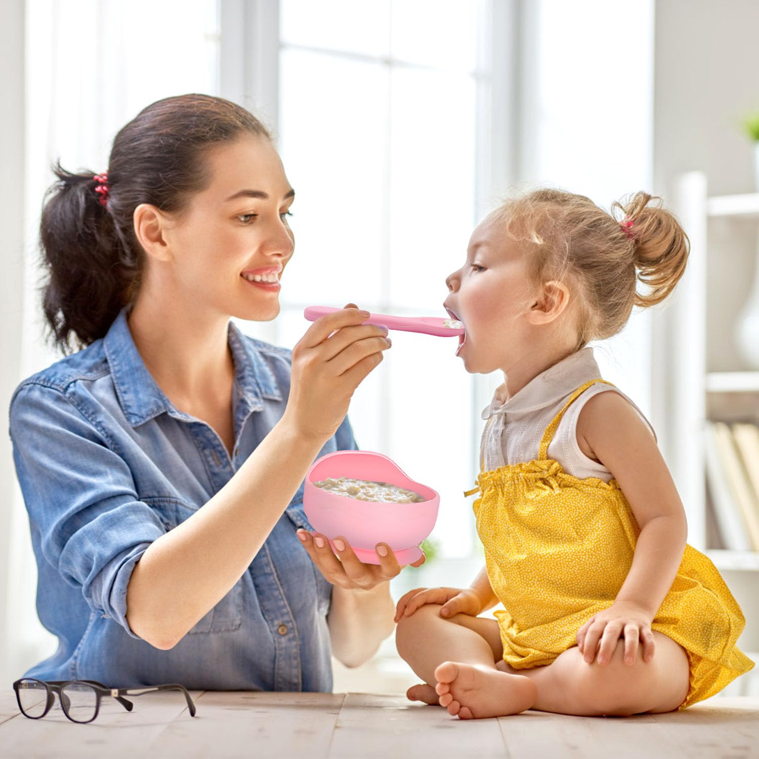MIICASA Silicone Baby Feeding Set 8-Piece 1