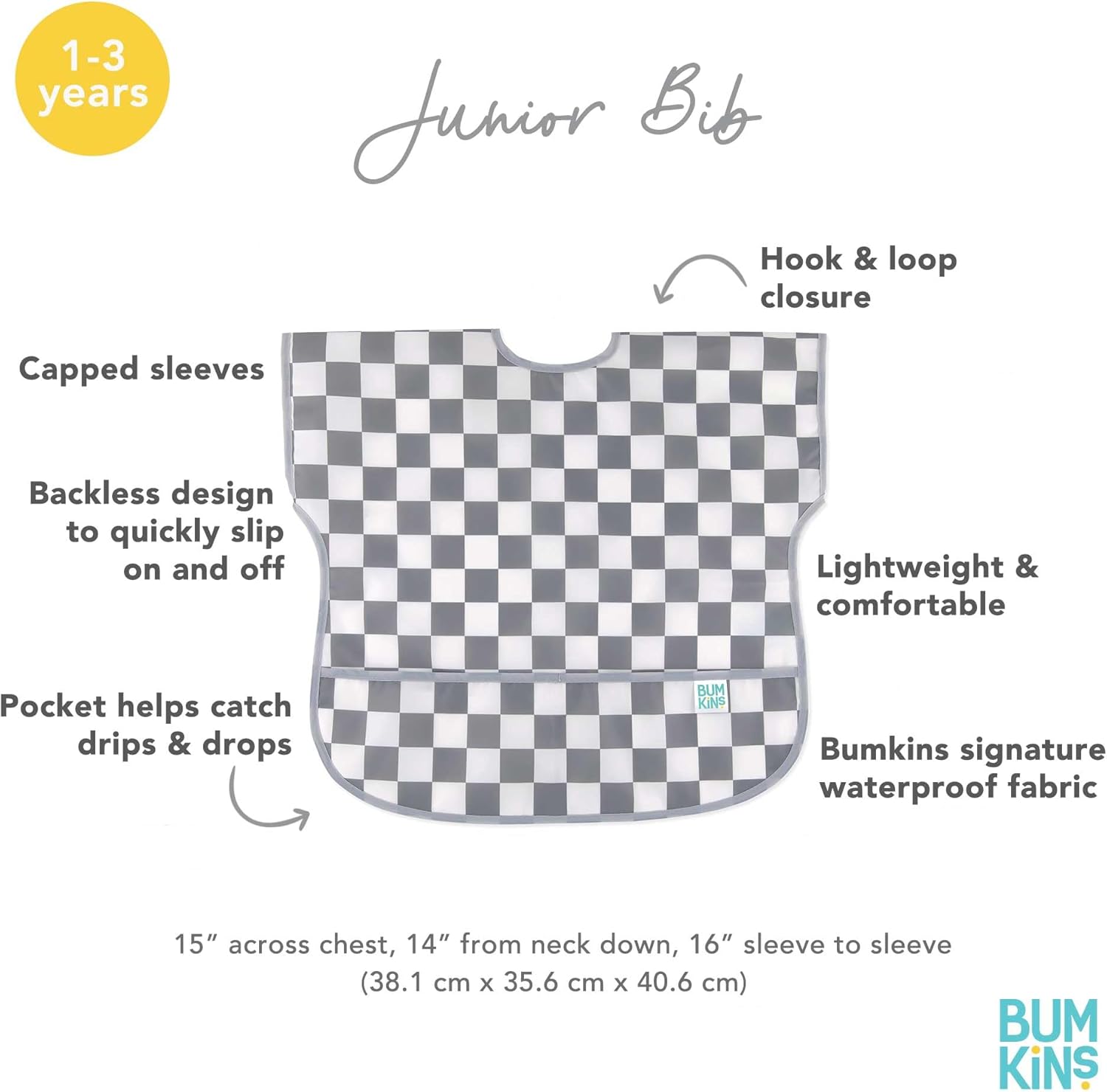 Bumkins Feeding Bibs for 1-3 Year Olds