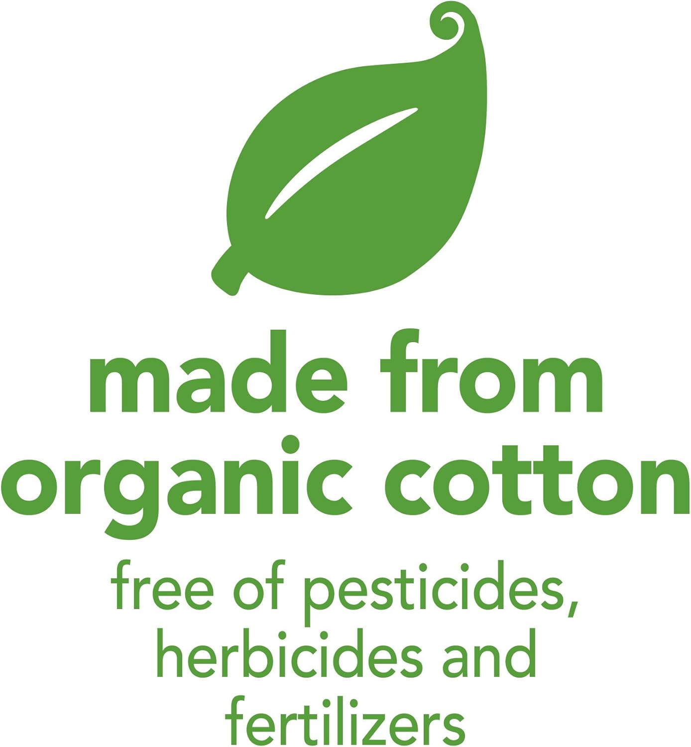 Green Sprouts Organic Cotton Muslin Face Cloths 5-Pack White Set