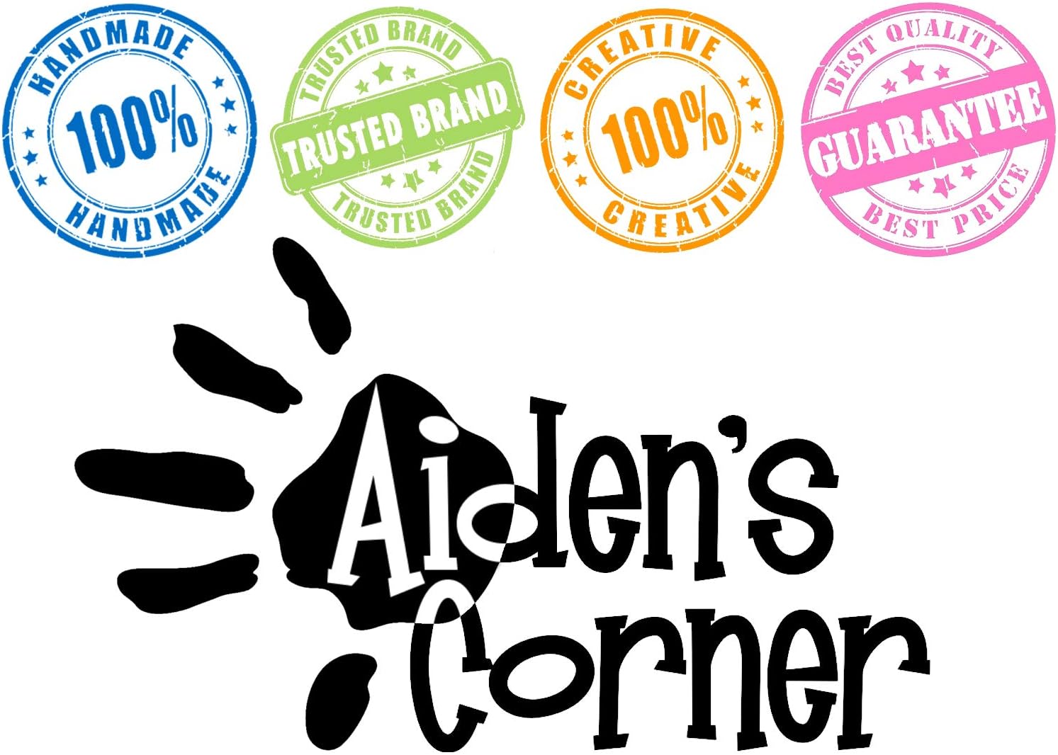 Aidens Corner First Birthday Bib Gold or Silver