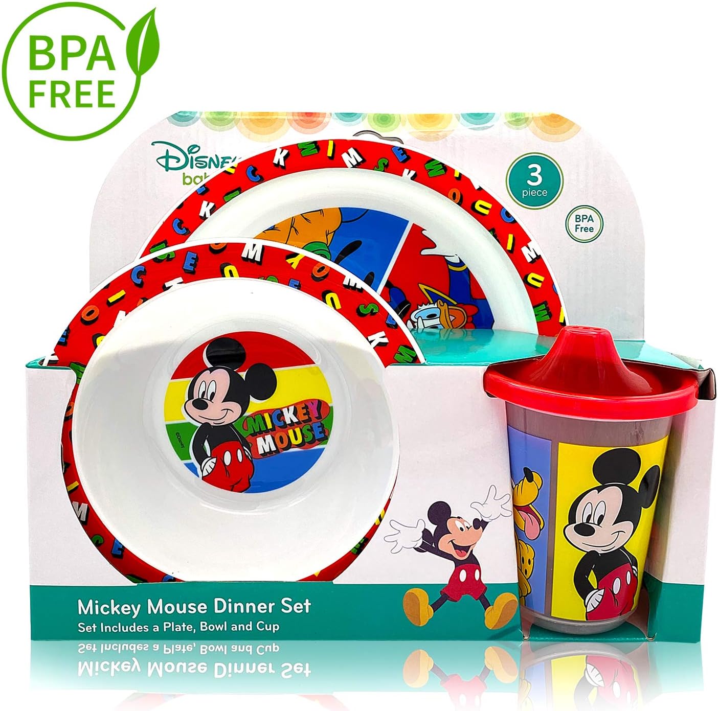 Disney Mickey Baby Feeding Set BPA Free