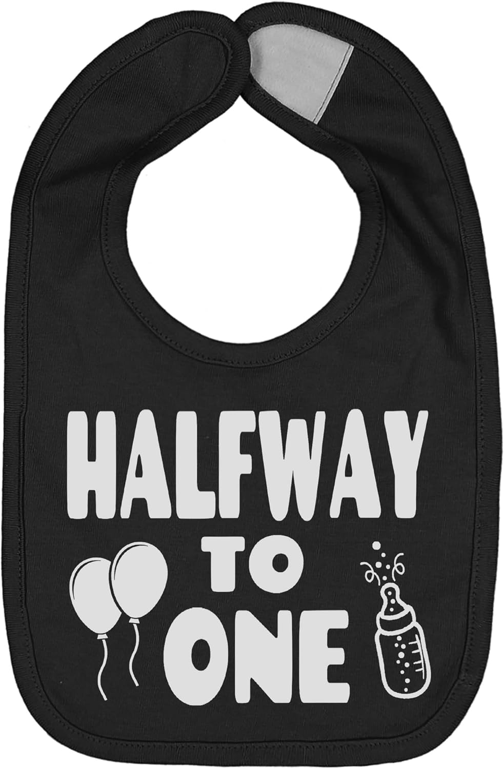 Aidens Corner Handmade Half Birthday Bibs for Baby