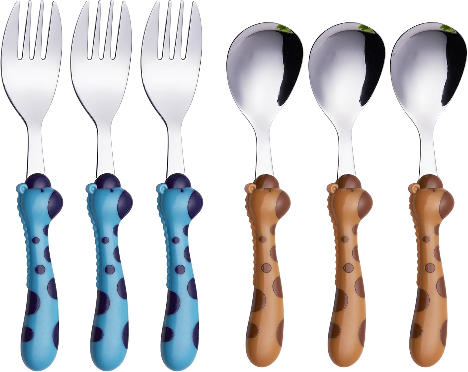 ANNOVA Kids Silverware Set 6 Pieces - Giraffe Handles