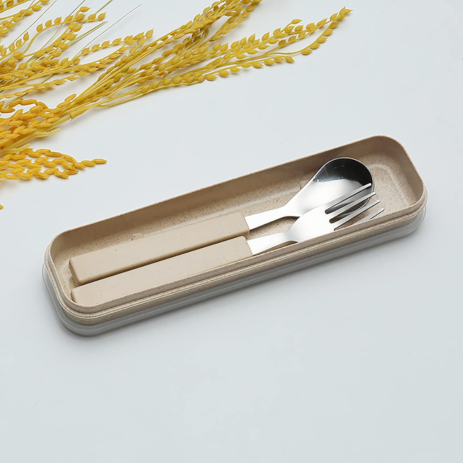 VANRA 2-Piece Kids Flatware Set with Travel Case 1