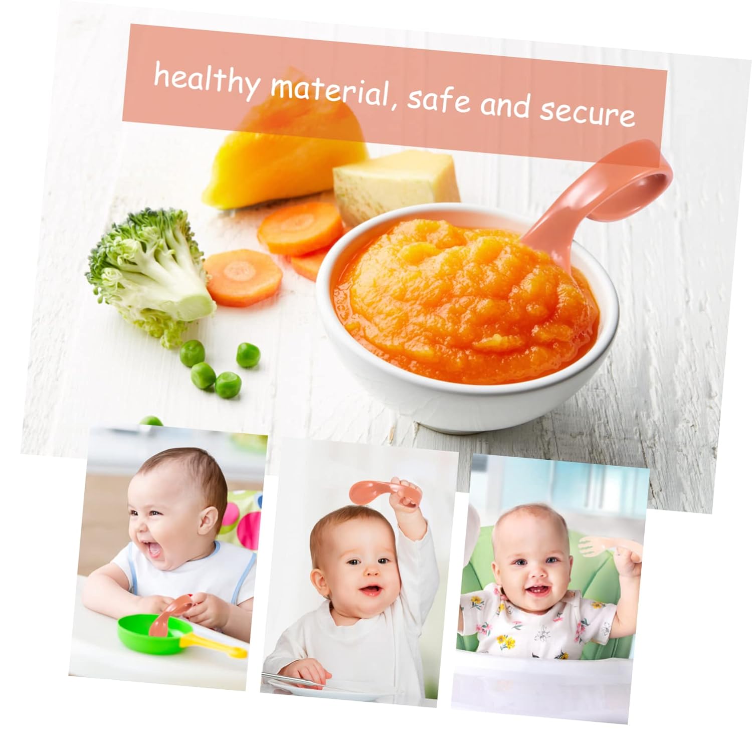 Kisangel Toddler Training Utensils Set