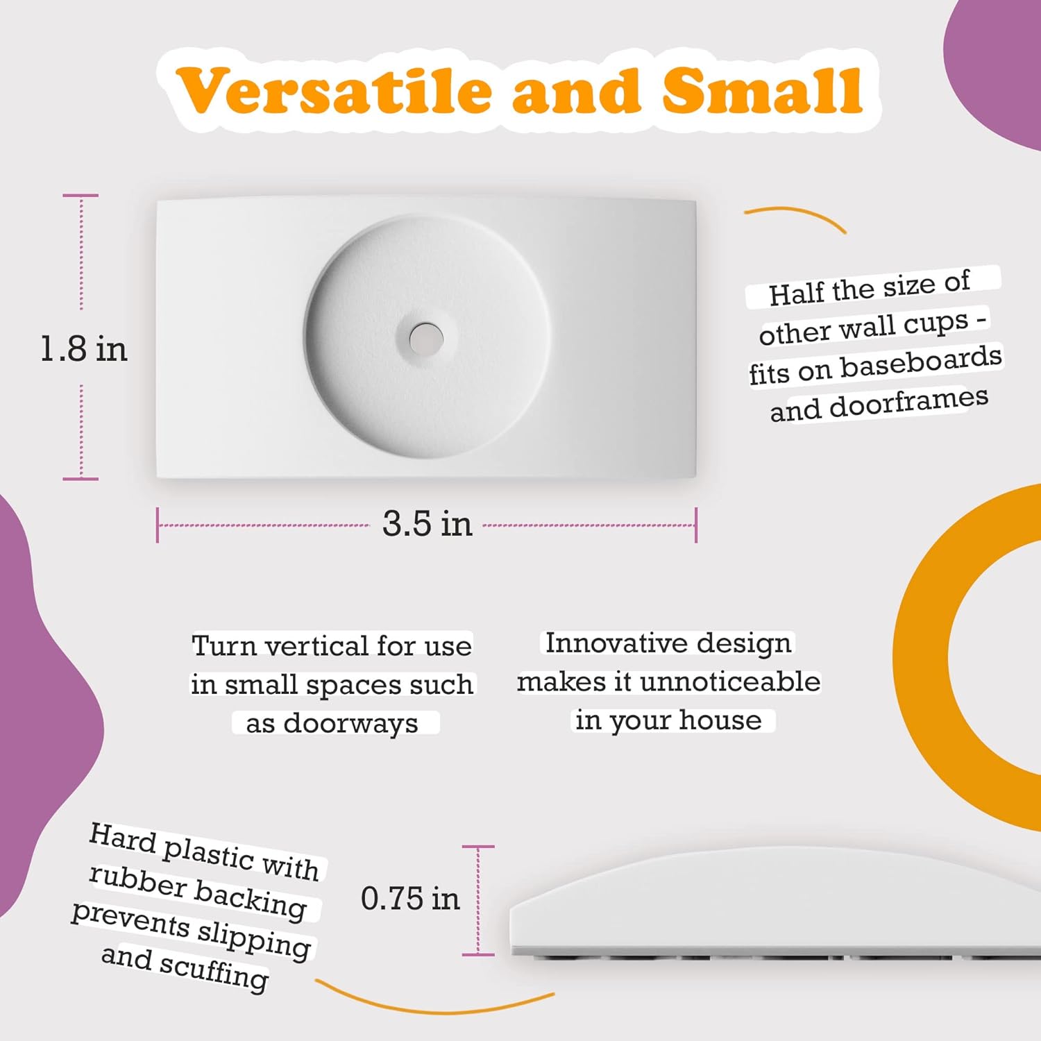 Wall Nanny Baby Gate Wall Protector 4 Pack