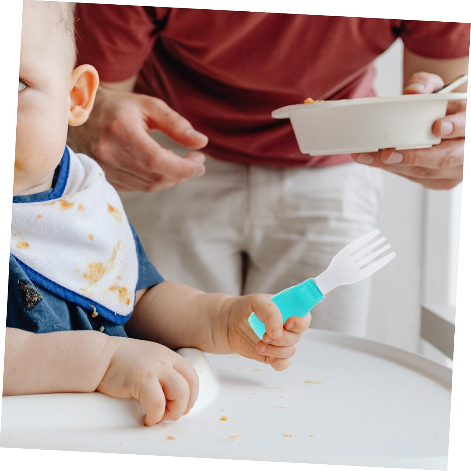 Healeved Silicone Stainless Steel Flatware Set for Kids