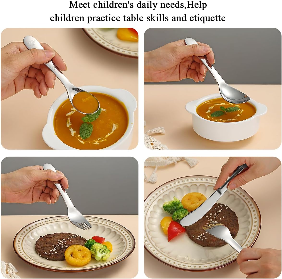 Evanda Toddler Cutlery Set with Dinosaur Design 1