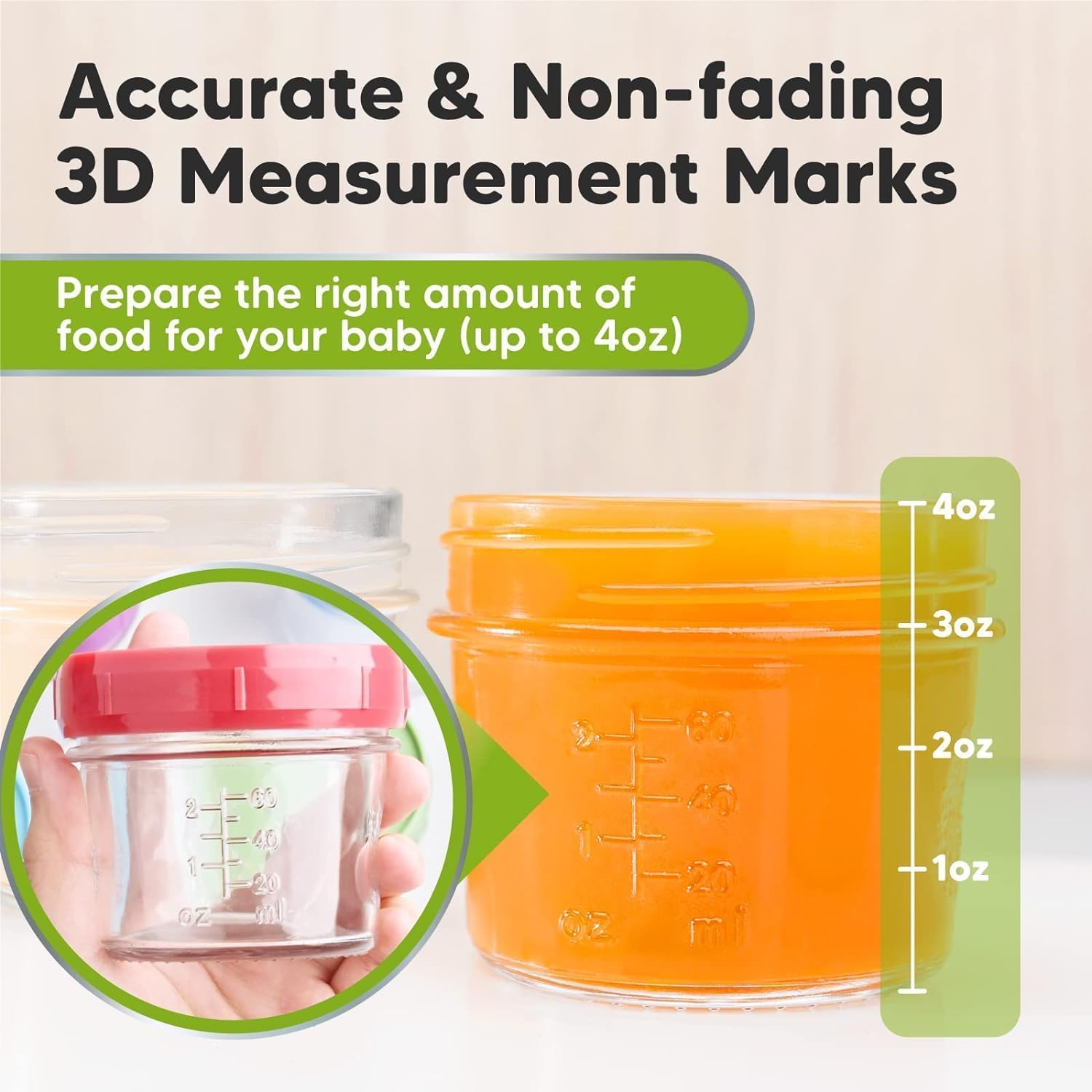 KeaBabies 4-Pack Silicone Feeding Set 12-Pack Food Storage Containers