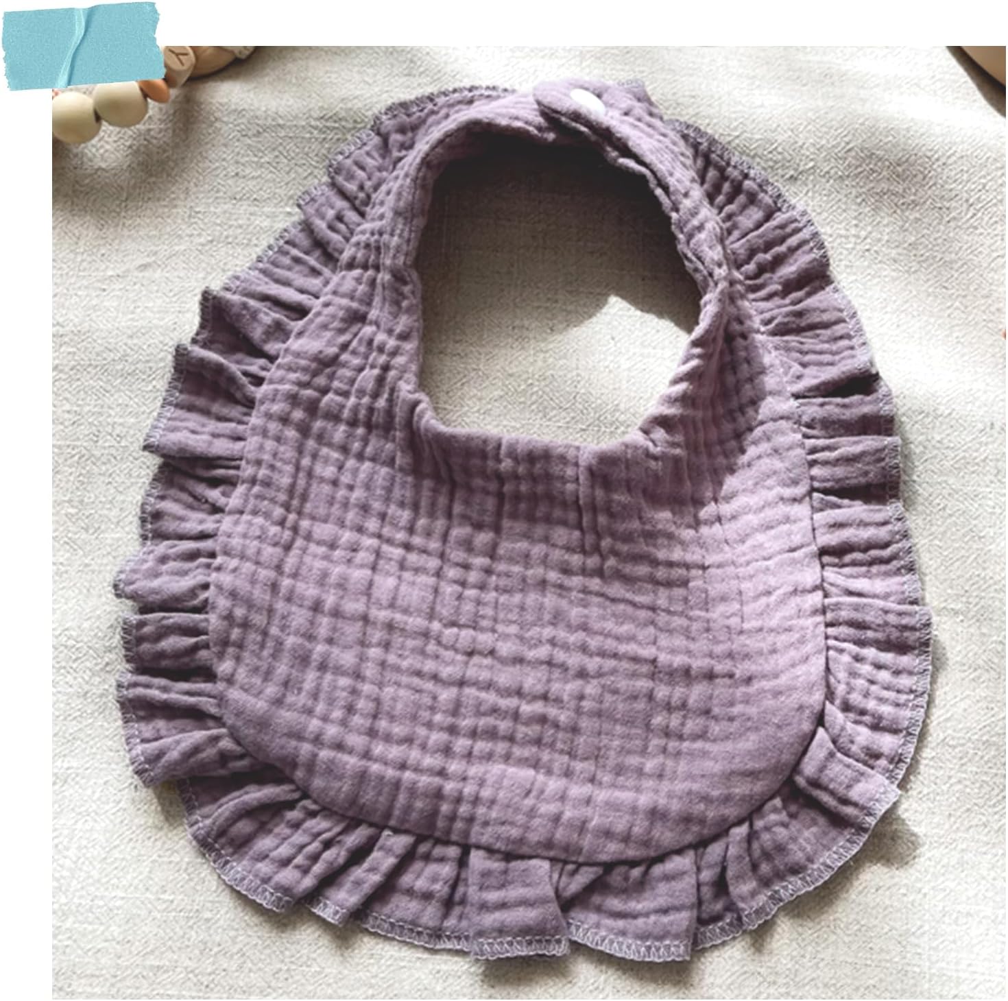 EllieHouse 10 Pack Muslin Baby Bibs for Drool and Teething