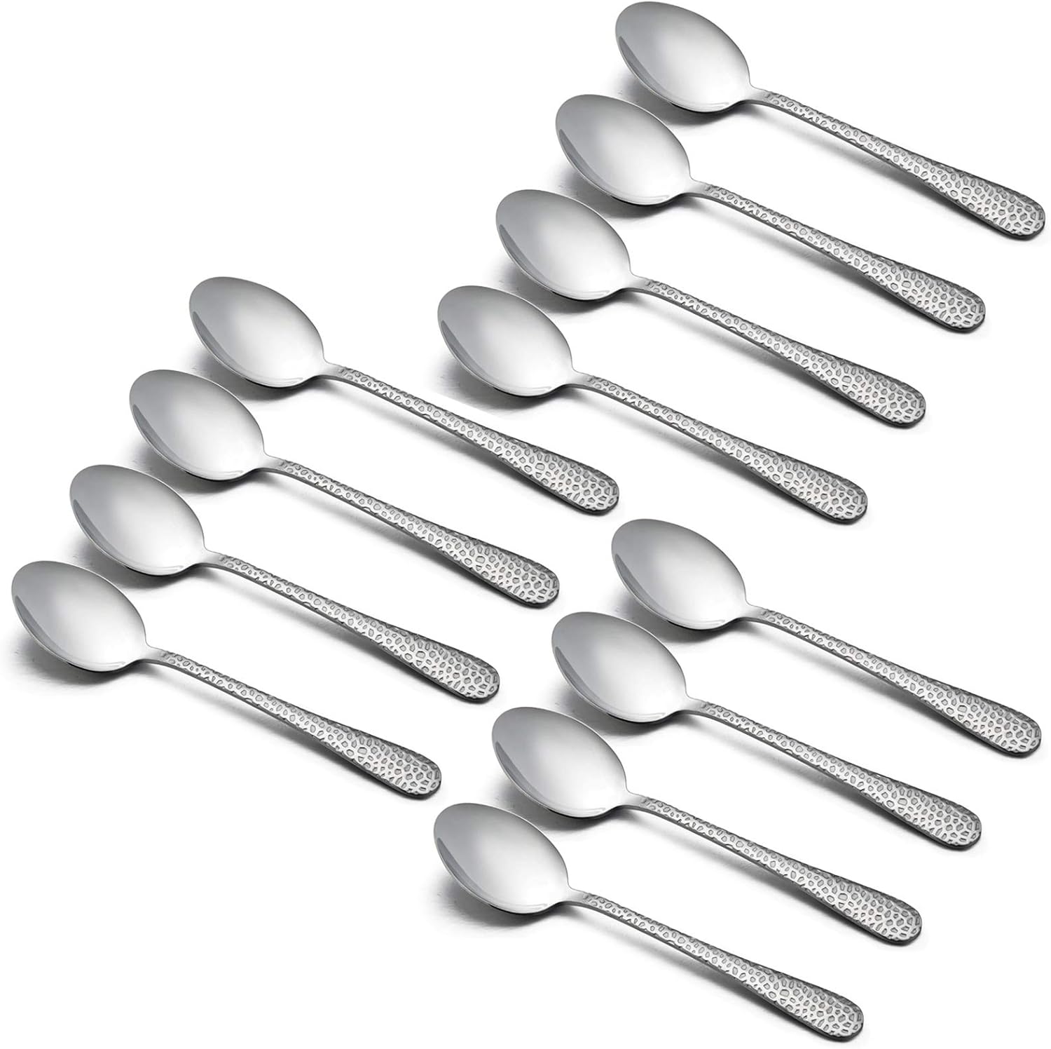 12-Piece Toddler Stainless Steel Spoon Set with Adult Look
