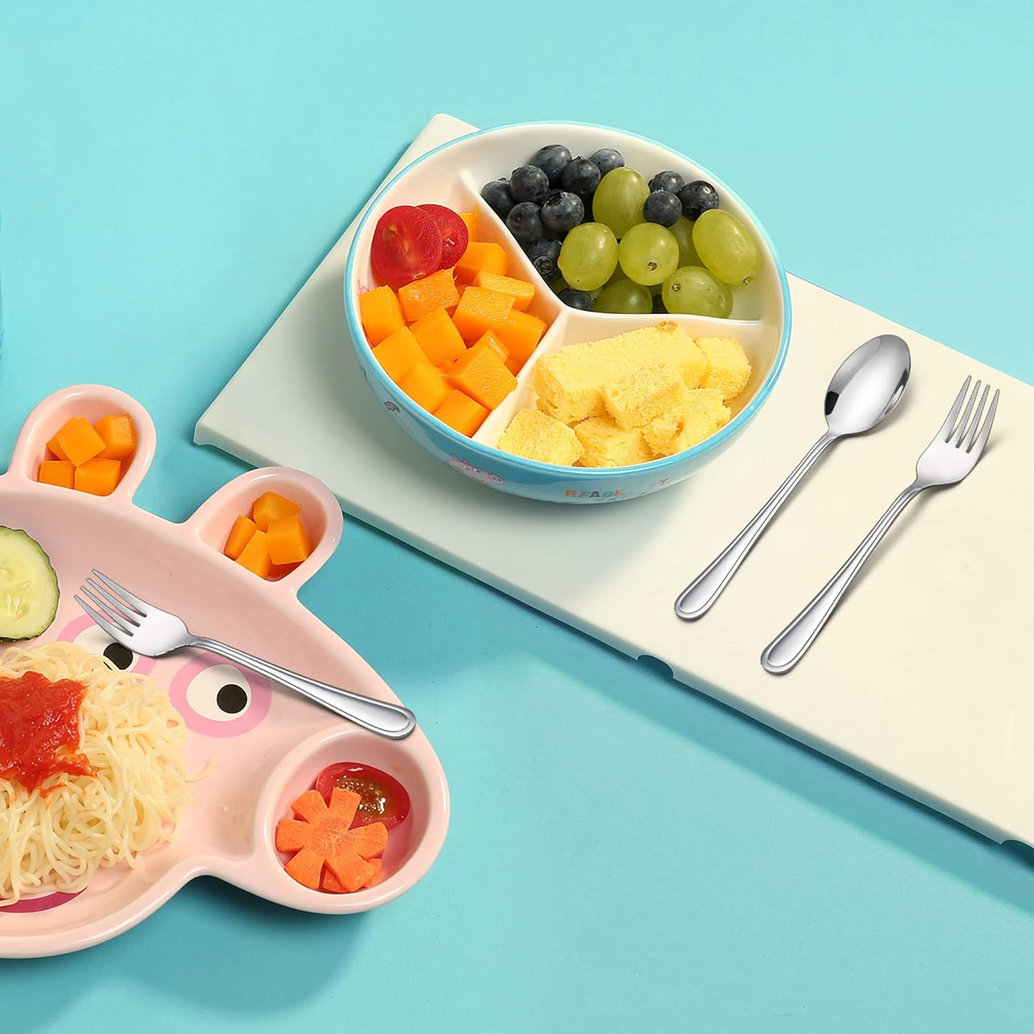 LIANYU 6-Piece Kids Silverware Set 1