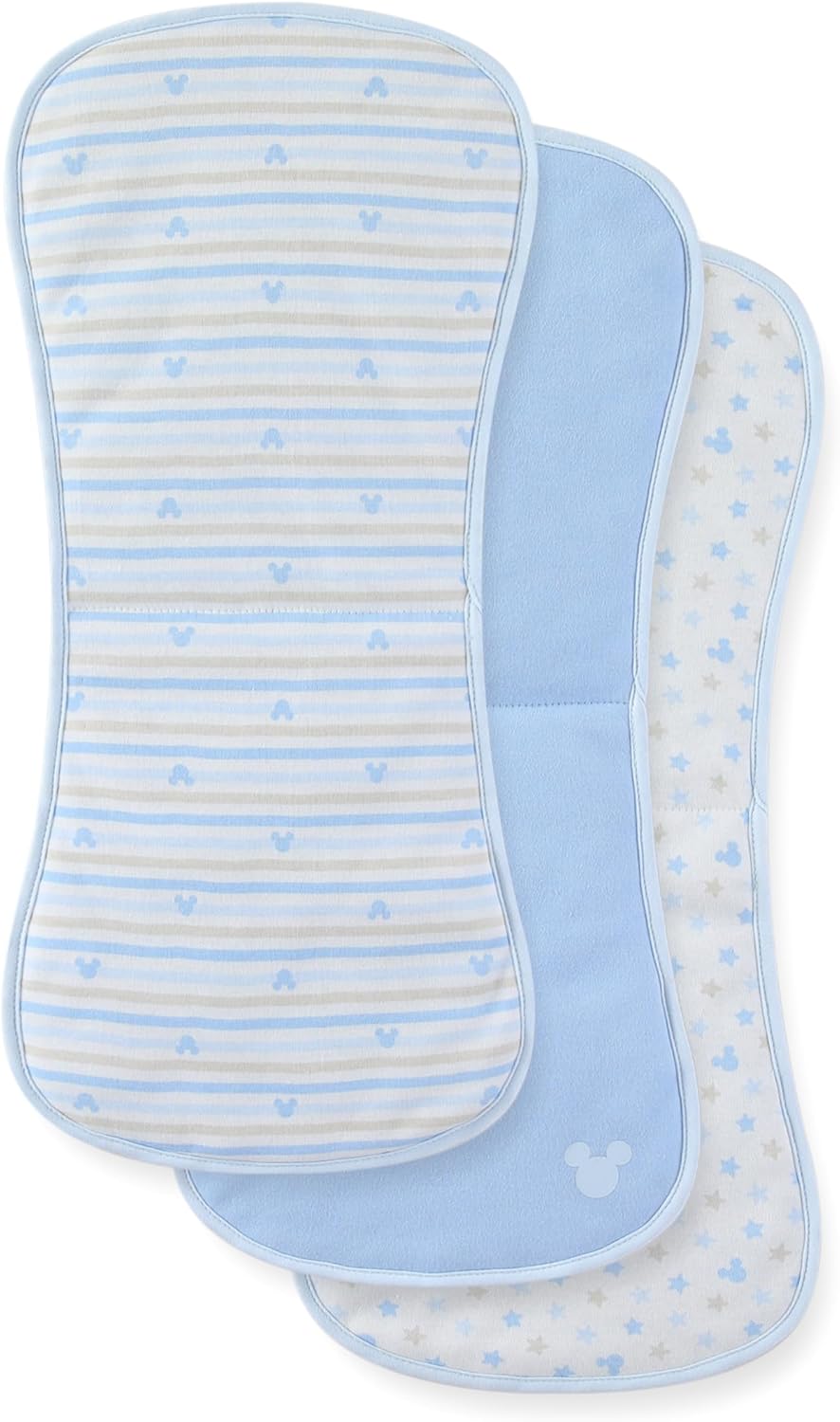 Disney Baby Burp Cloths 3-Pack Mickey Minnie Winnie the Pooh 1