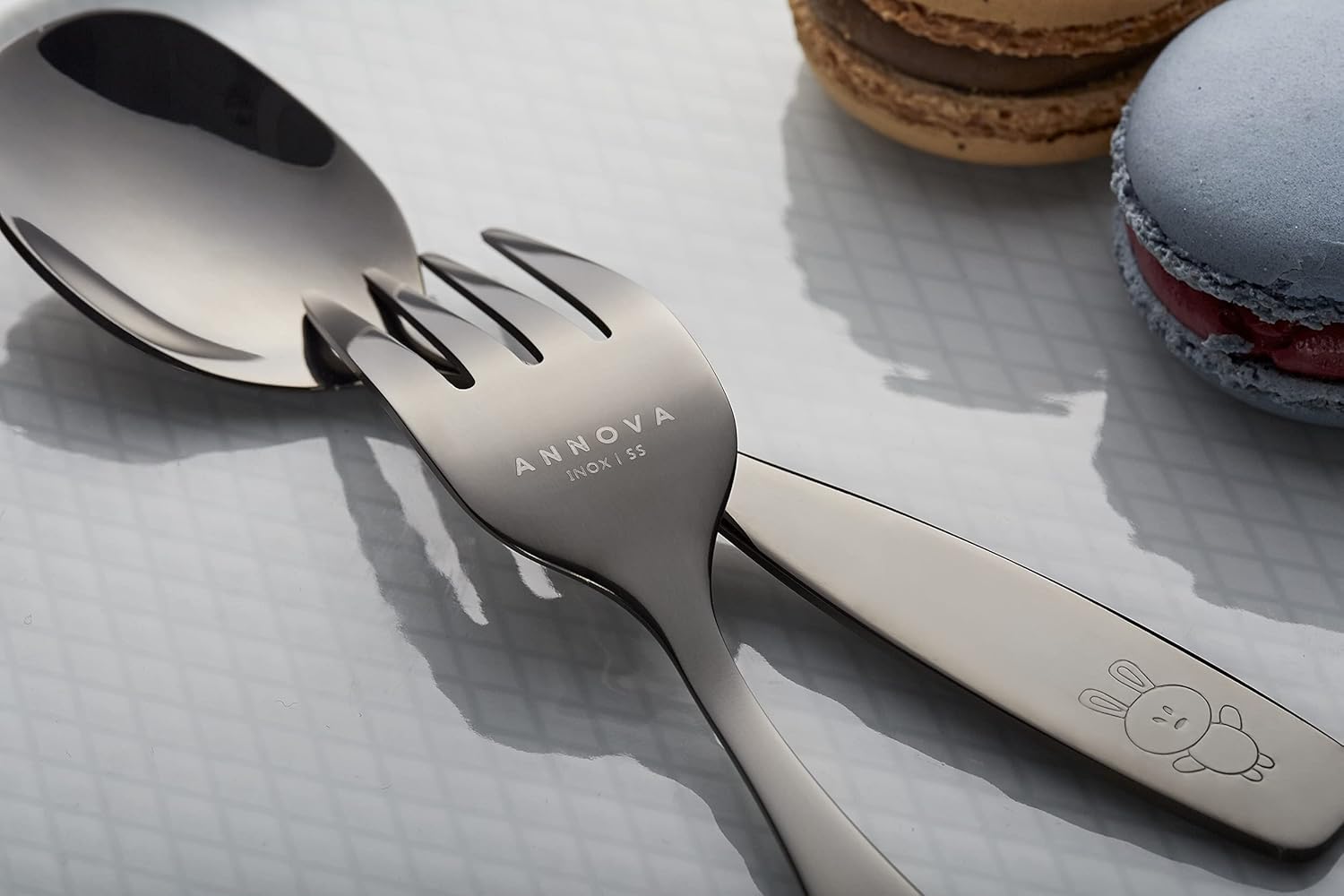 ANNOVA Kids Flatware Set 6PCS Stainless Steel