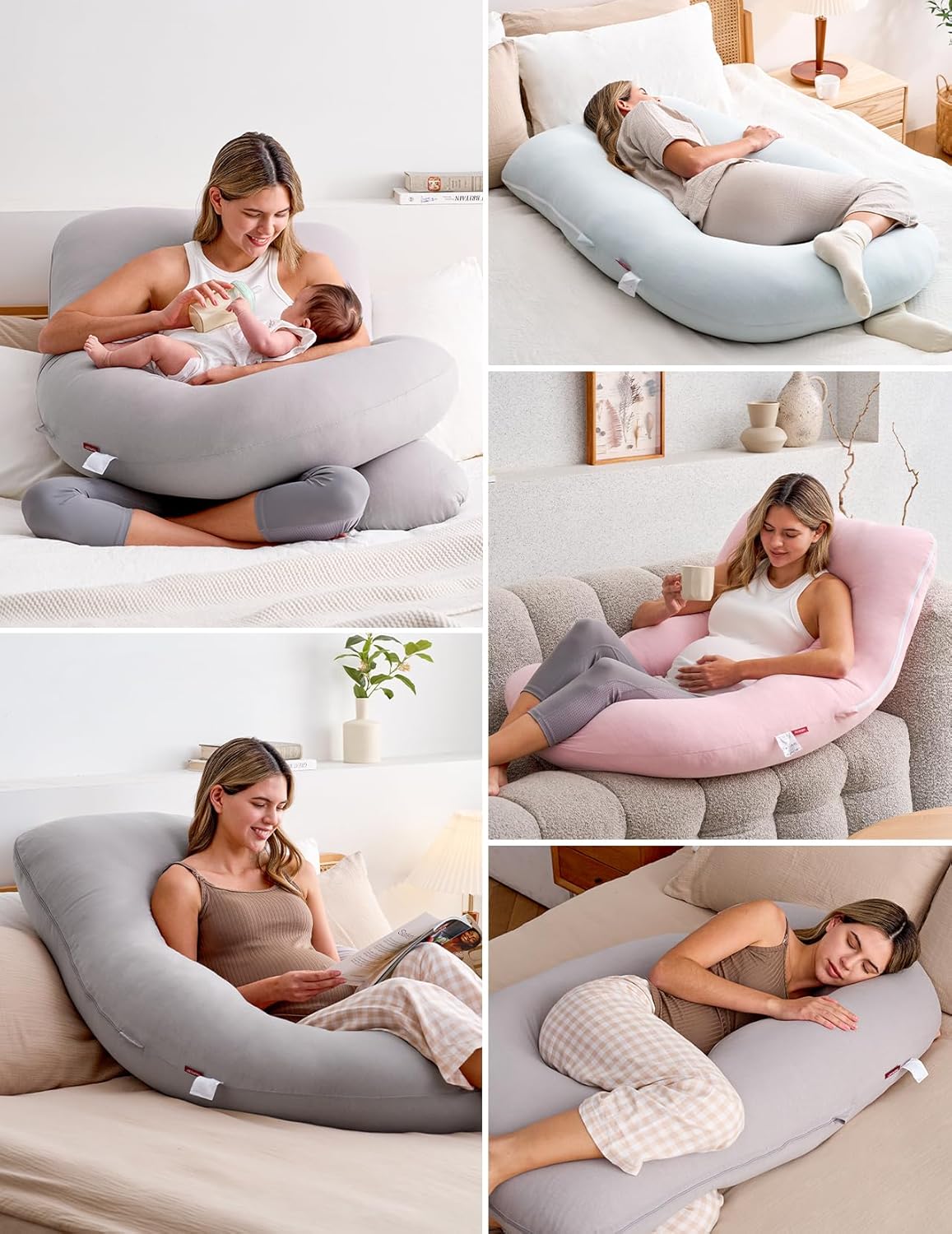 Momcozy Pregnancy Pillow for Full Body Support