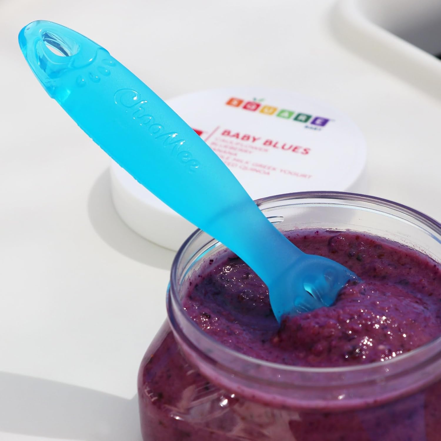 ChooMee FlexiDip Silicone Spoon for Baby Led Weaning
