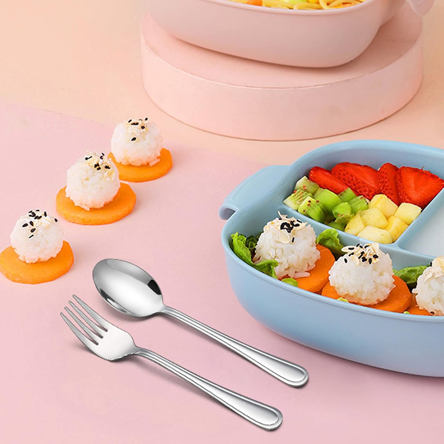 LIANYU 6-Piece Kids Silverware Set 1