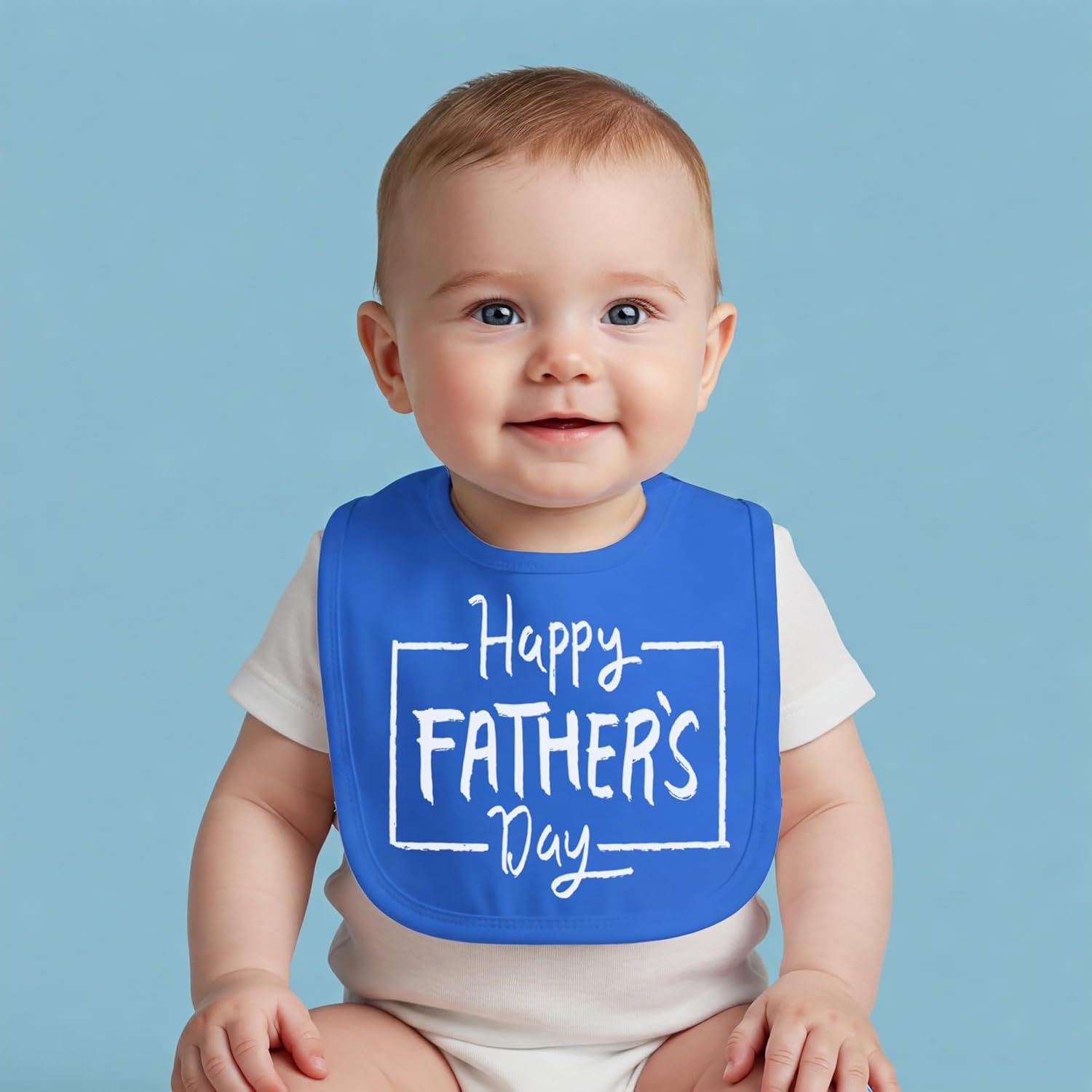 Aidens Corner Cute 1st Fathers Day Baby Bib