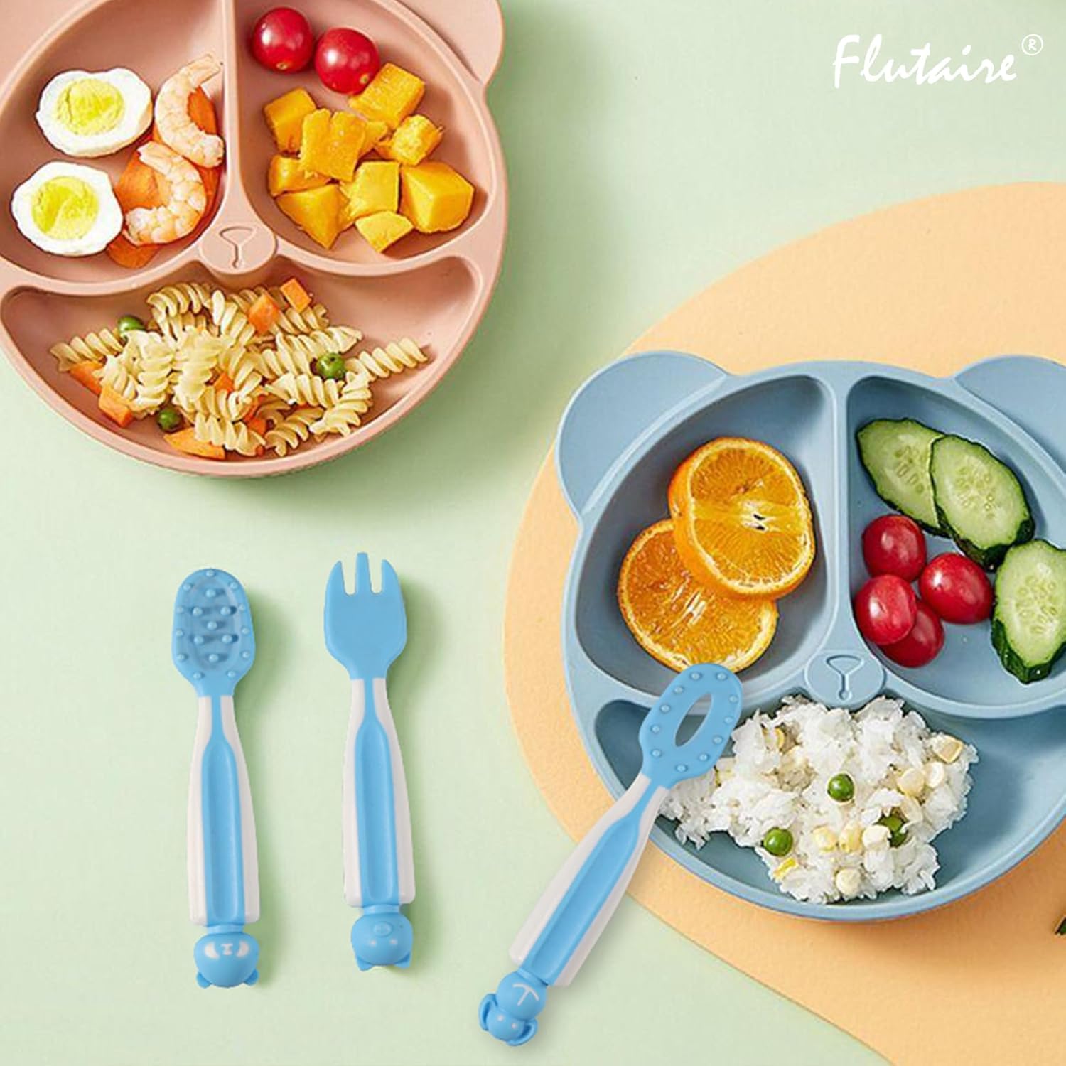 Baby Self Feeding Spoons Set 6 Months BPA-Free