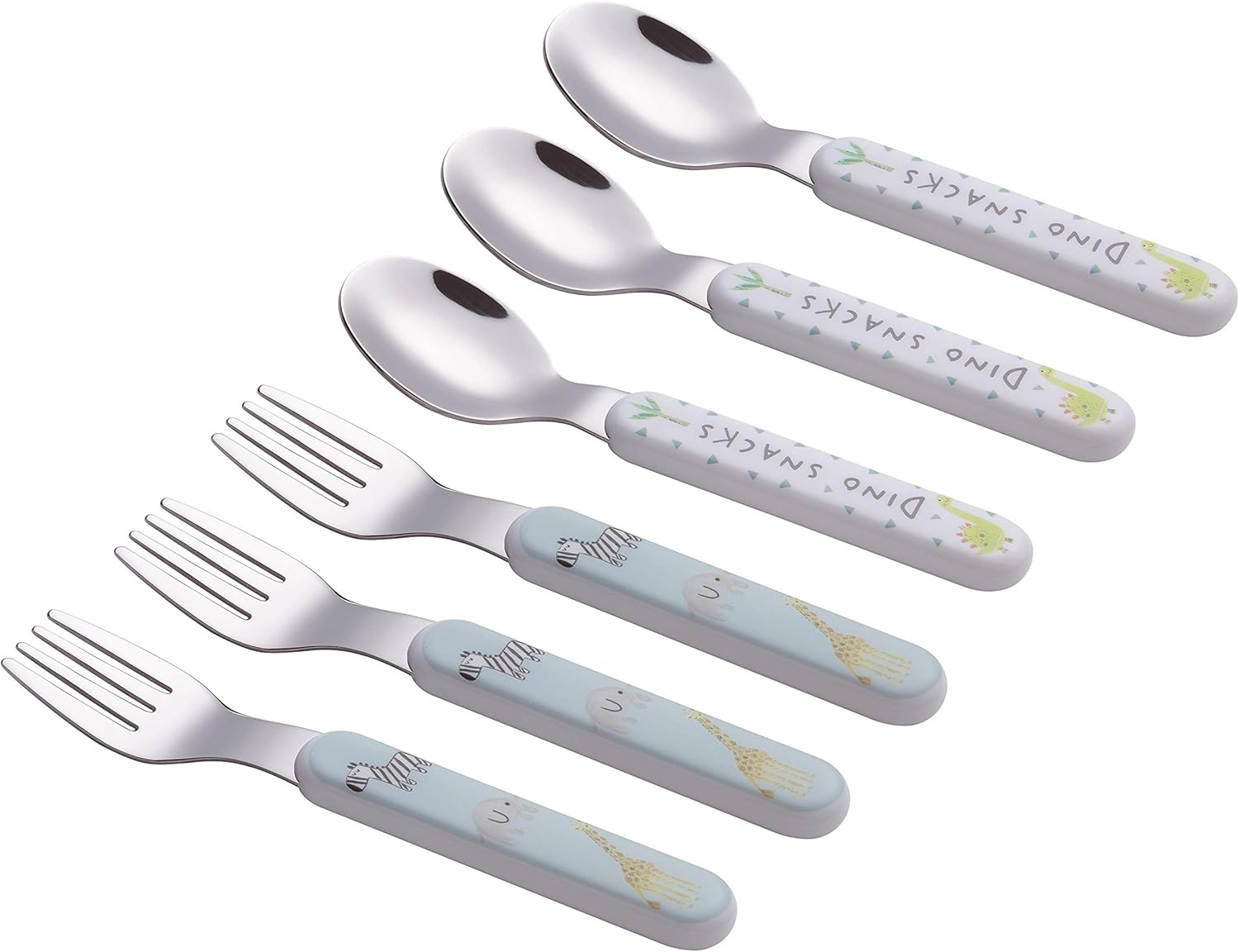 ANNOVA Cute Animals Kids Silverware Set 6 Pieces