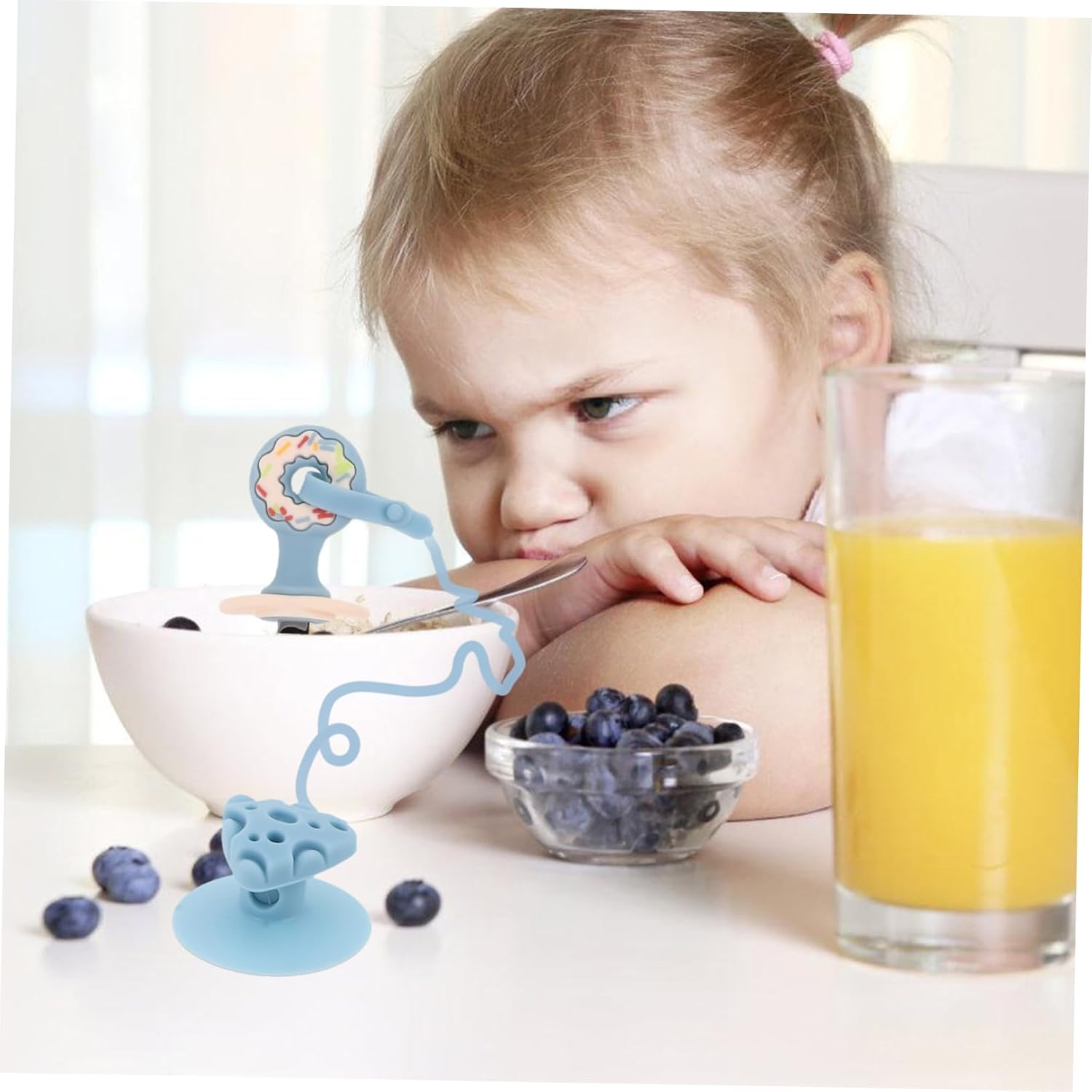Beatifufu 1 Set Spoon and Fork with Silicone Holder