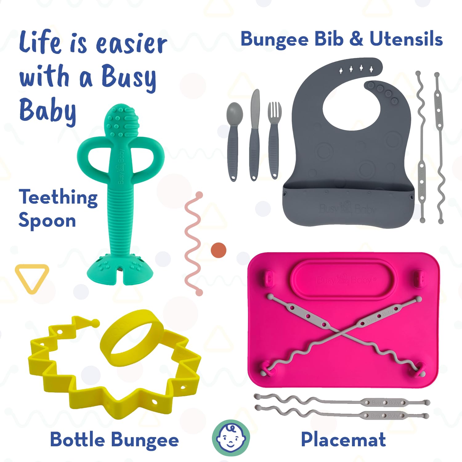 Busy Baby Flatware Set for Babies Toddlers 1