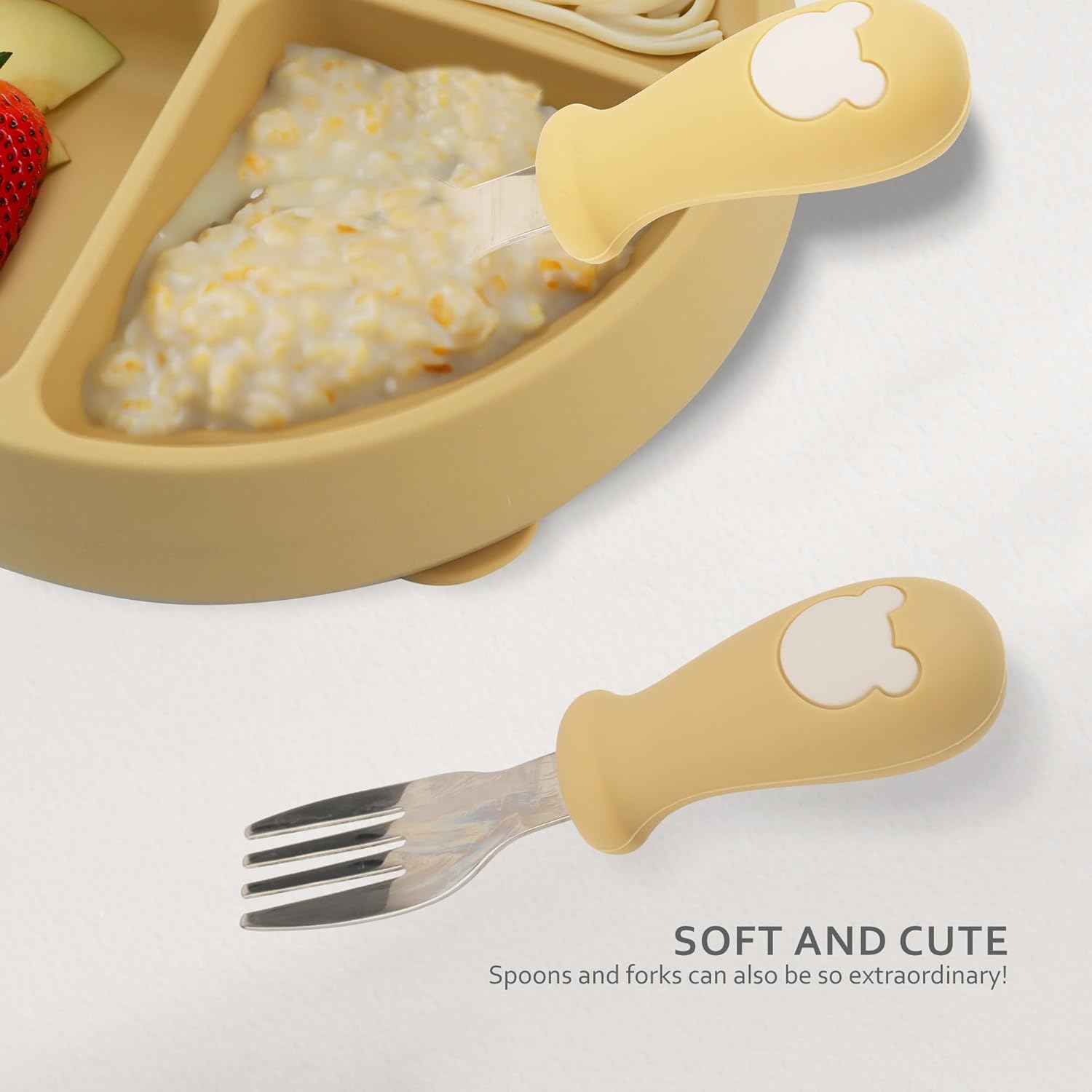 6Pc Toddler Utensil Set - Safe Self-Feeding Flatware