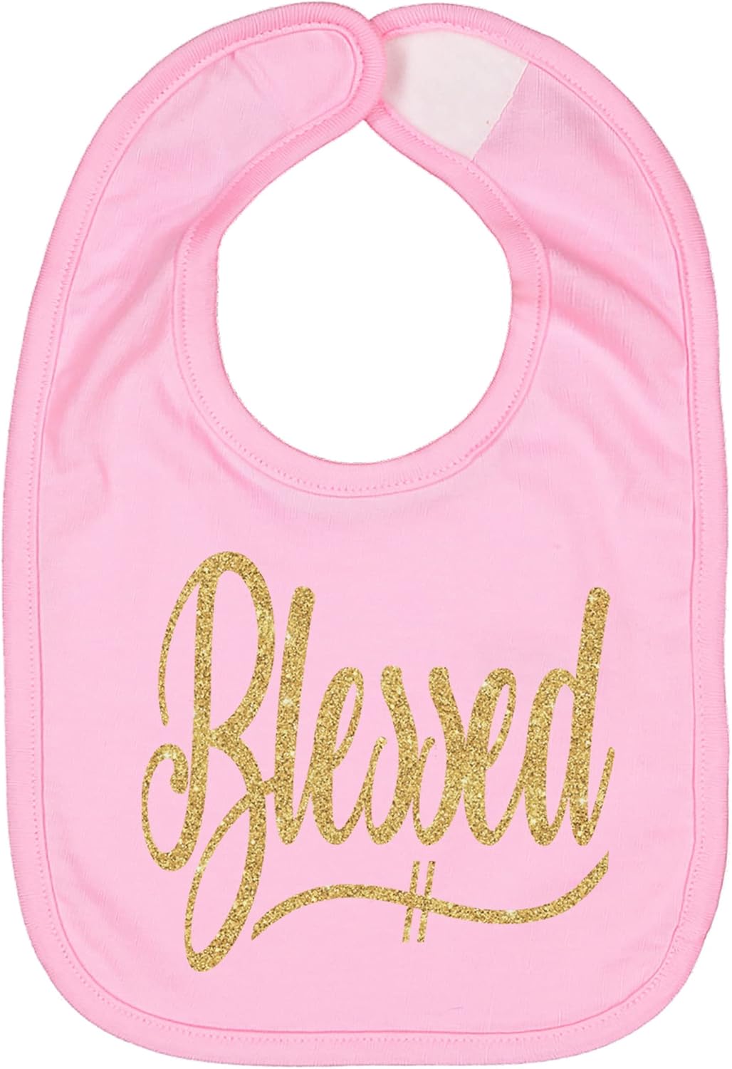 Aidens Corner Handmade Gold Silver Bibs Set - Christening Baptism Gift