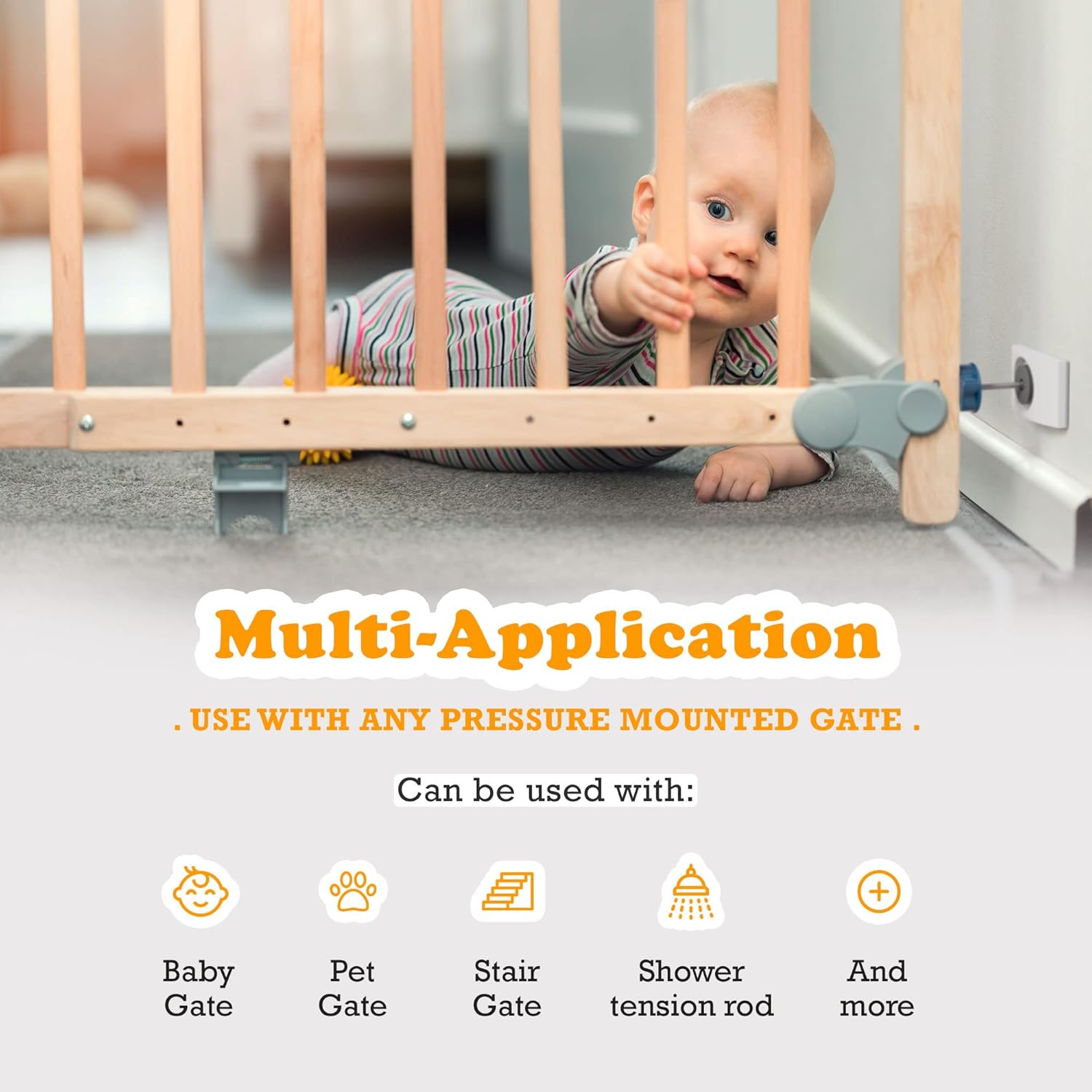 Wall Nanny Baby Gate Wall Protector 4 Pack
