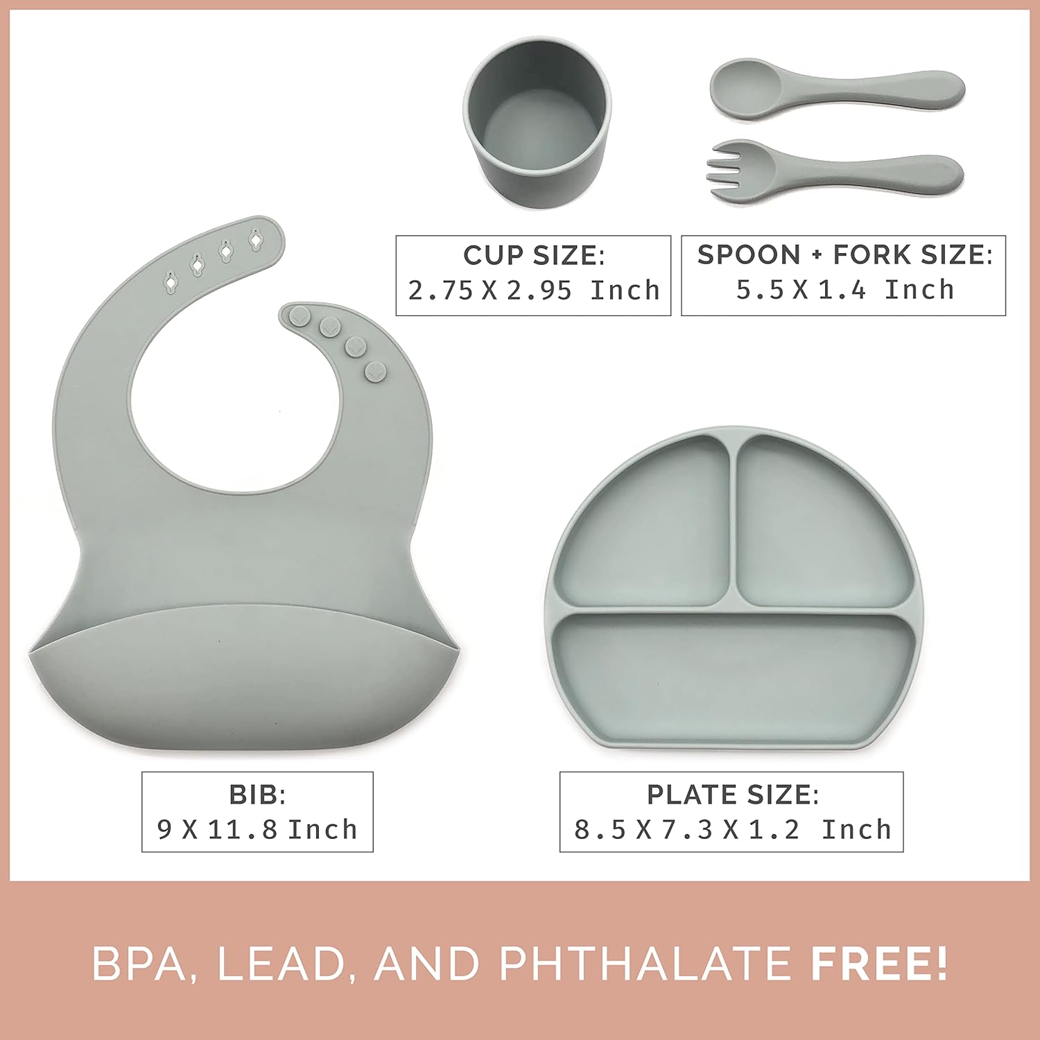 My Little North Star 5-Piece Baby Feeding Set
