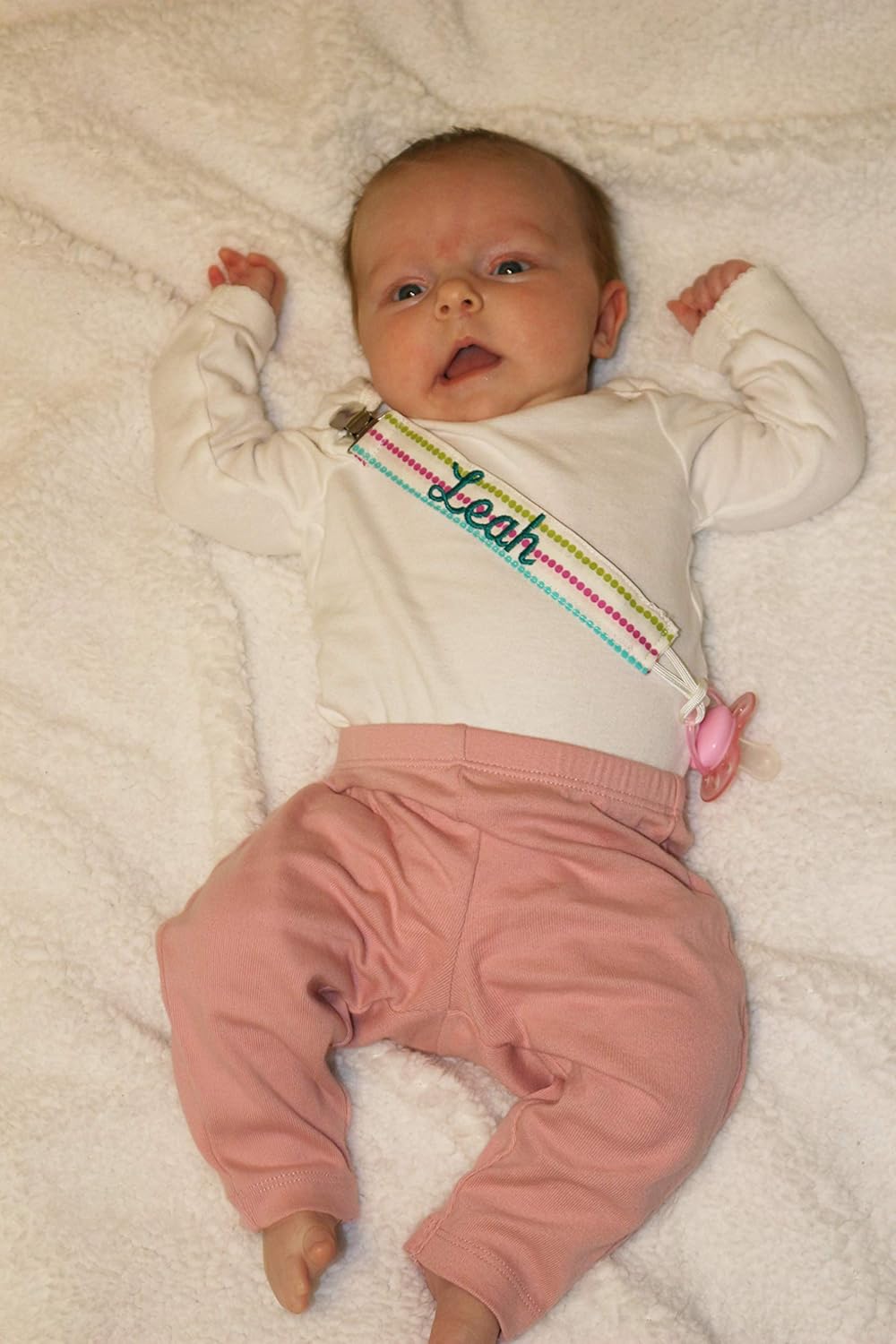 Handmade Bandana Bib Set with Pacifier Clip