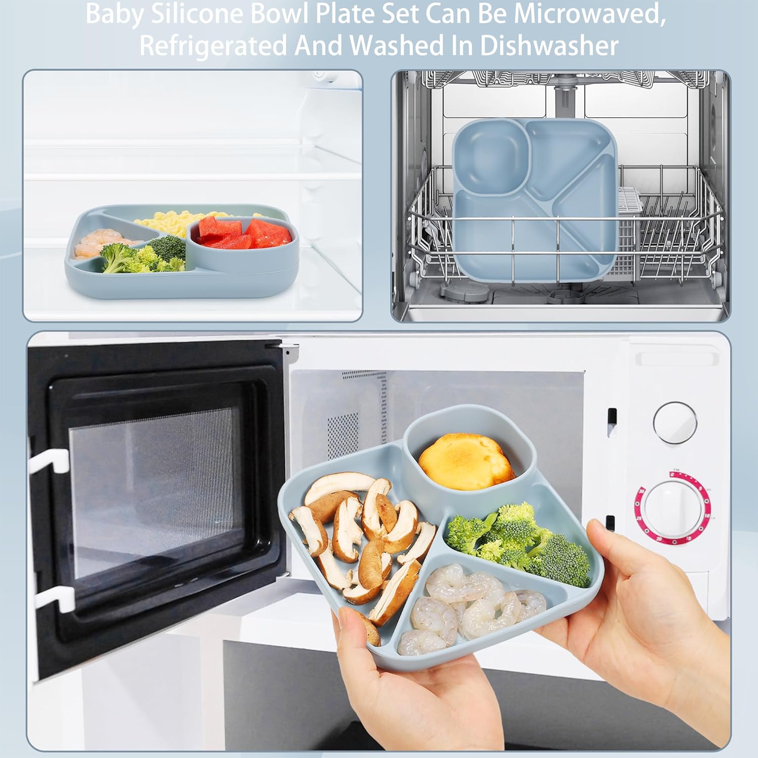 Silicone Baby Feeding Set for 3 Months
