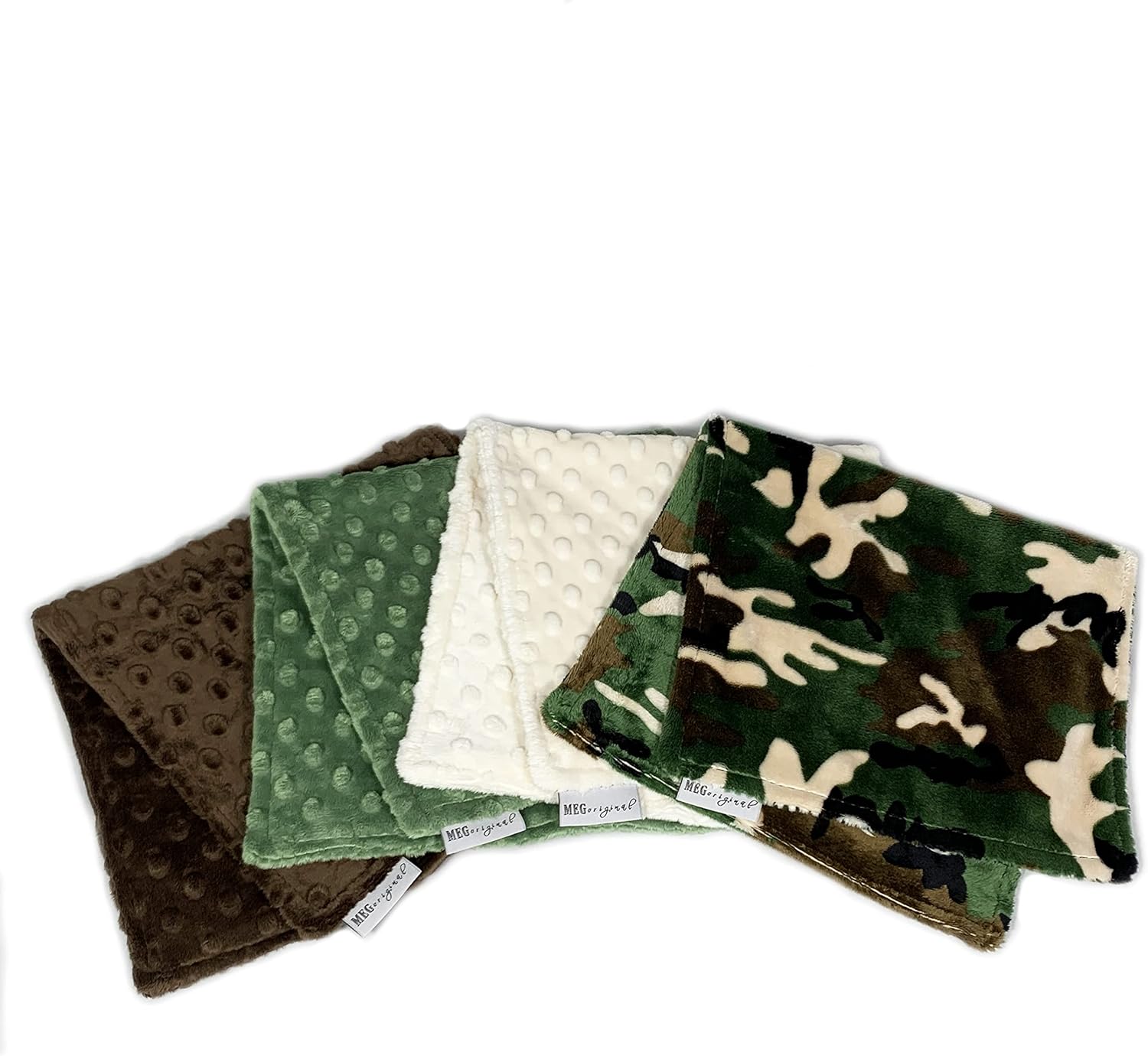 Baby Boy Burp Cloth Set of 4 Camouflage