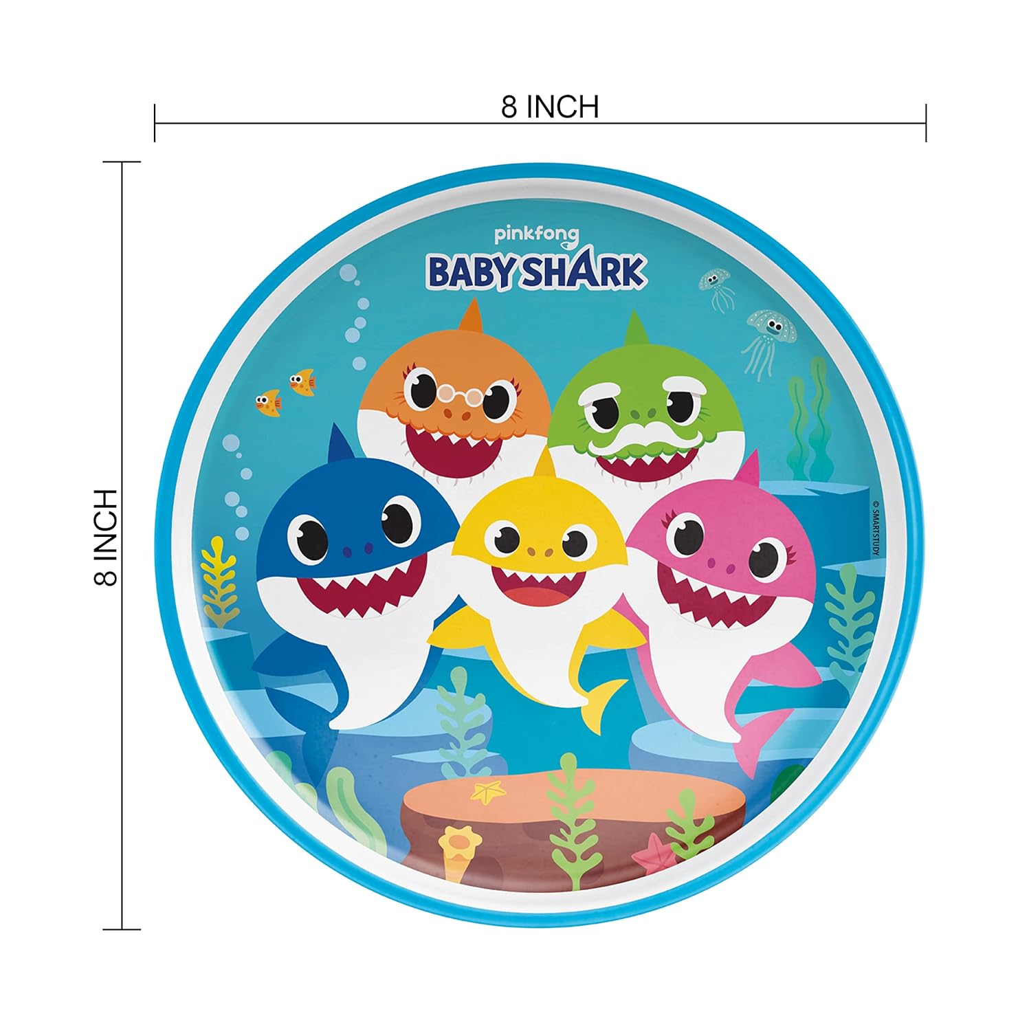 Zak 5-Piece Dinnerware Set Baby Shark